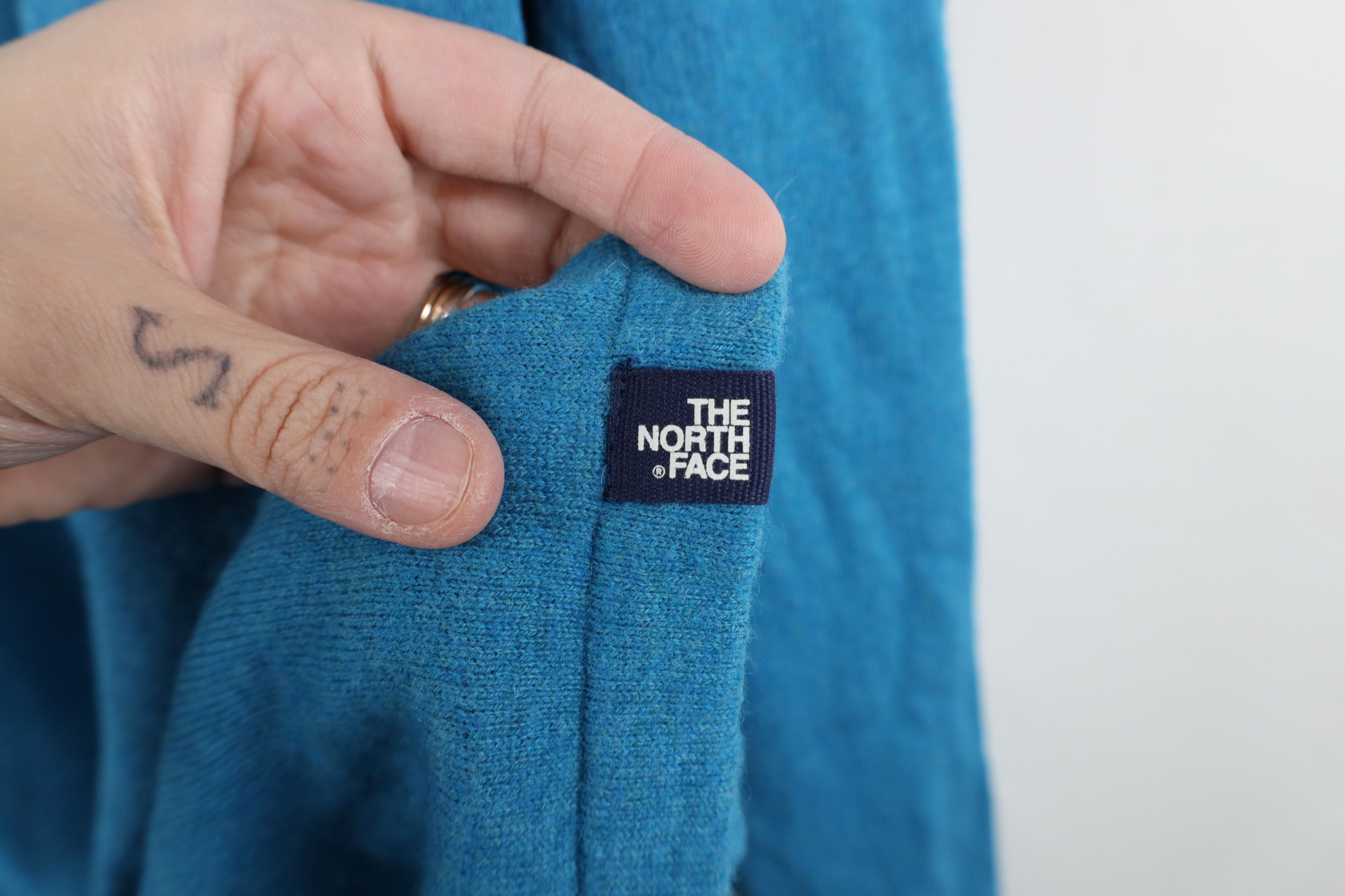 The North Face Vintage The North Face Wool Blend Knit Half Zip Sweater Size US L / EU 52-54 / 3 - 4 Thumbnail