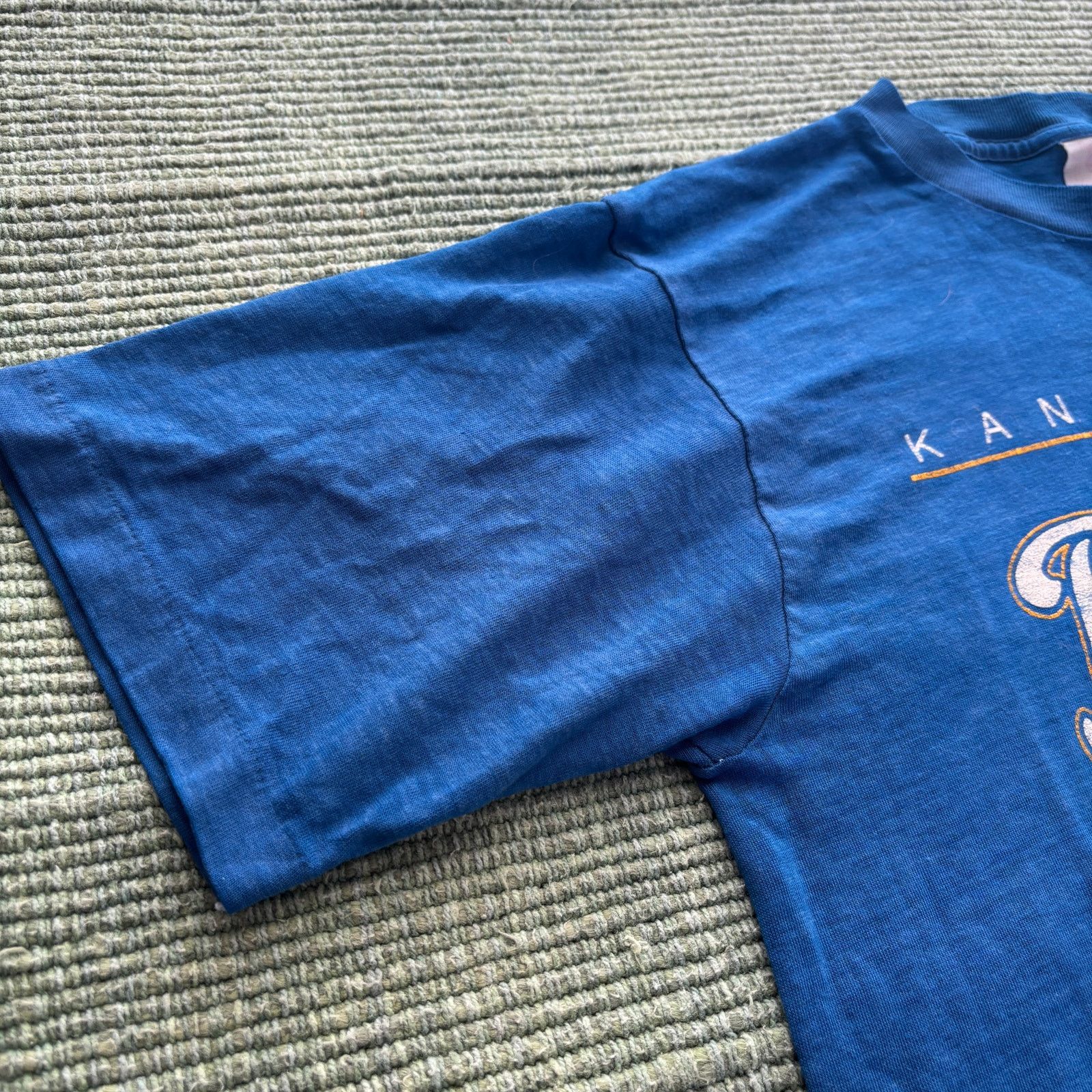 MLB × Vintage True Vintage 70s 80s Kansas City Royals Single Stitched Tee Size US L / EU 52-54 / 3 - 5 Thumbnail