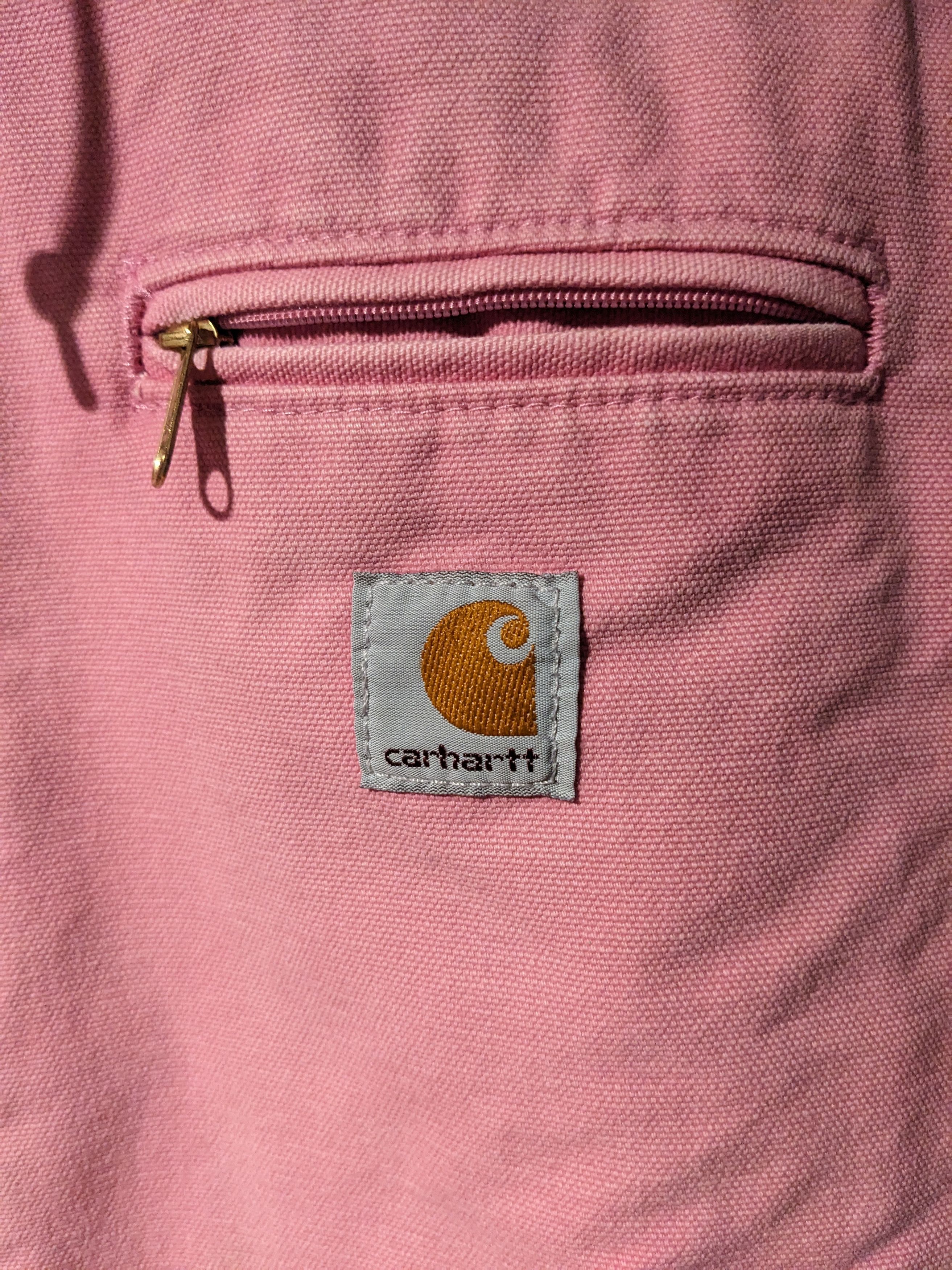 Carhartt × Vintage Vintage Carhartt For Womans WJ141 PKR Sherpa Lined Jacket Size L / US 10 / IT 46 - 2 Thumbnail