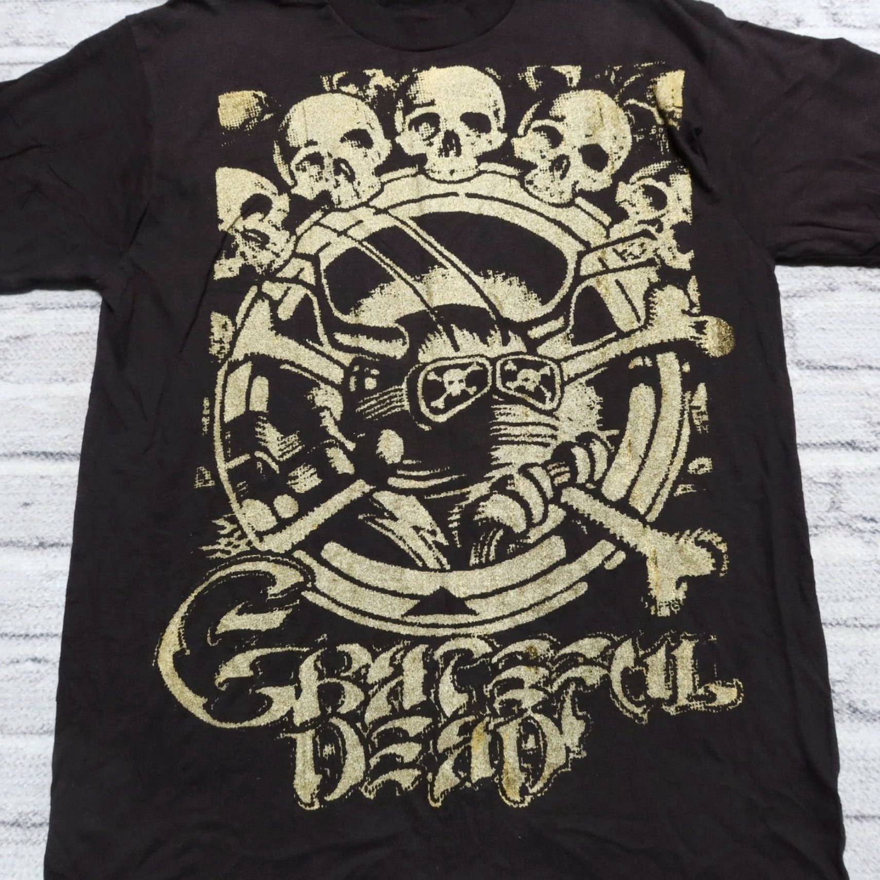 Fruit Of The Loom VINTAGE Grateful Dead Bear Tour Tshirt Men XL Black Size US L / EU 52-54 / 3 - 4 Thumbnail