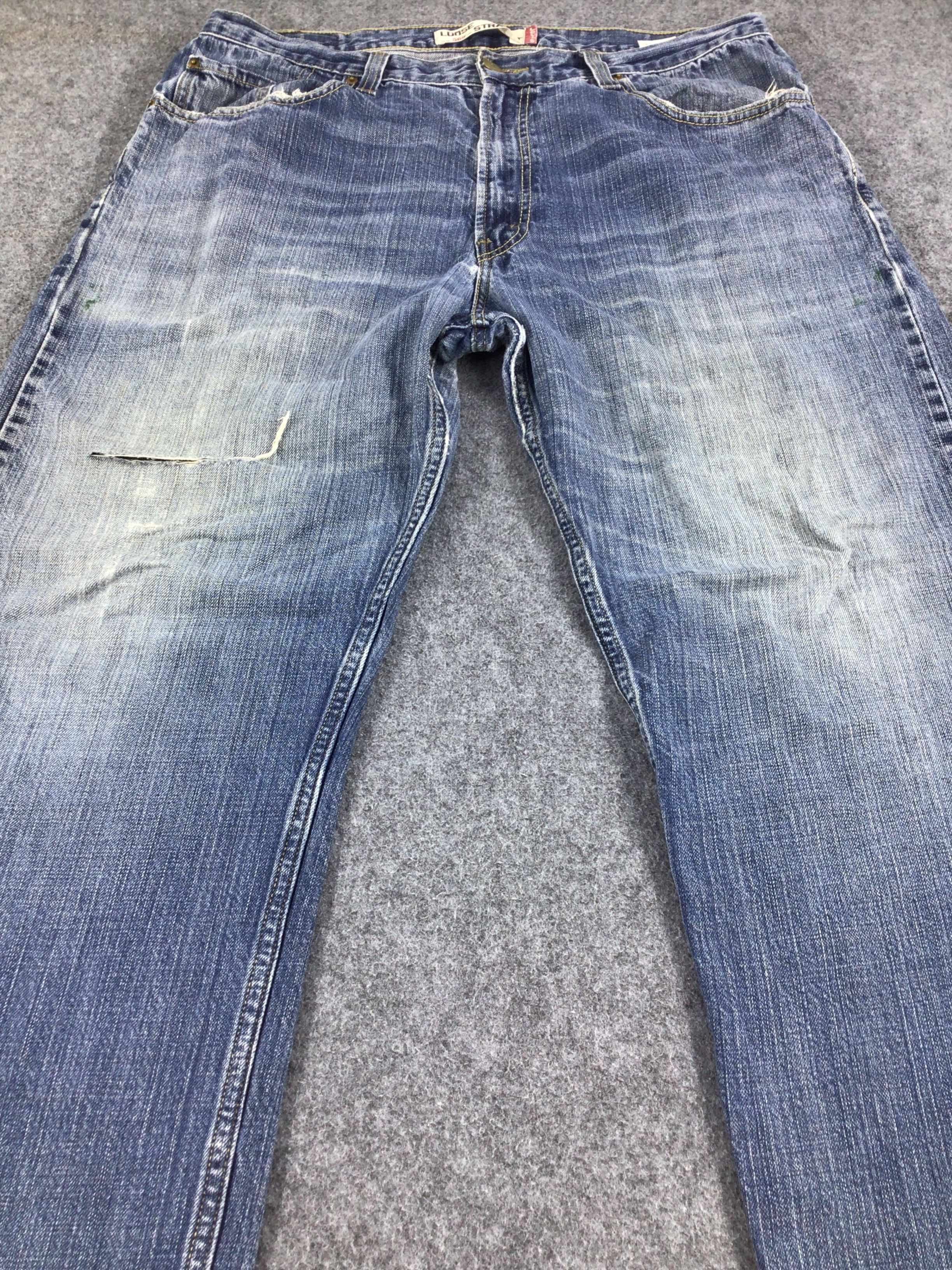 Levi's Vintage Levis 569 Jeans Faded Blue Denim KJ254 Size US 36 / EU 52 - 3 Thumbnail