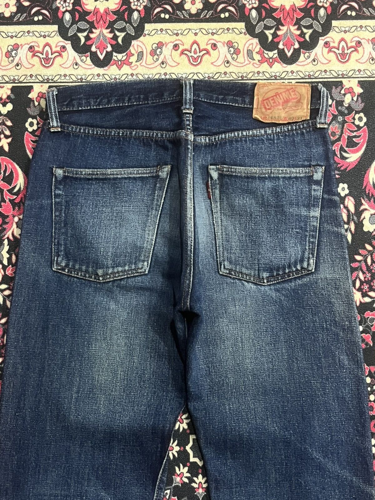 Denime Vintage Denime Blue Faded Washed Distressed Selvedge Jeans Size US 30 / EU 46 - 9 Thumbnail