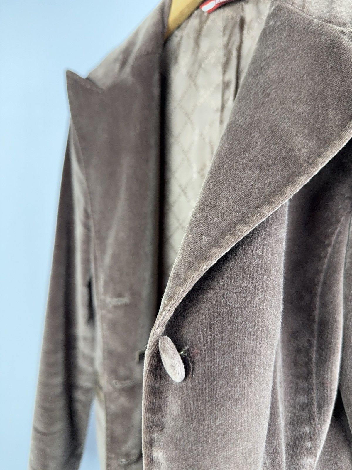 Bally Luxury Bally Switzerland Brown Velvet Tailored Blazer 38 Size M / US 6-8 / IT 42-44 - 12 Thumbnail