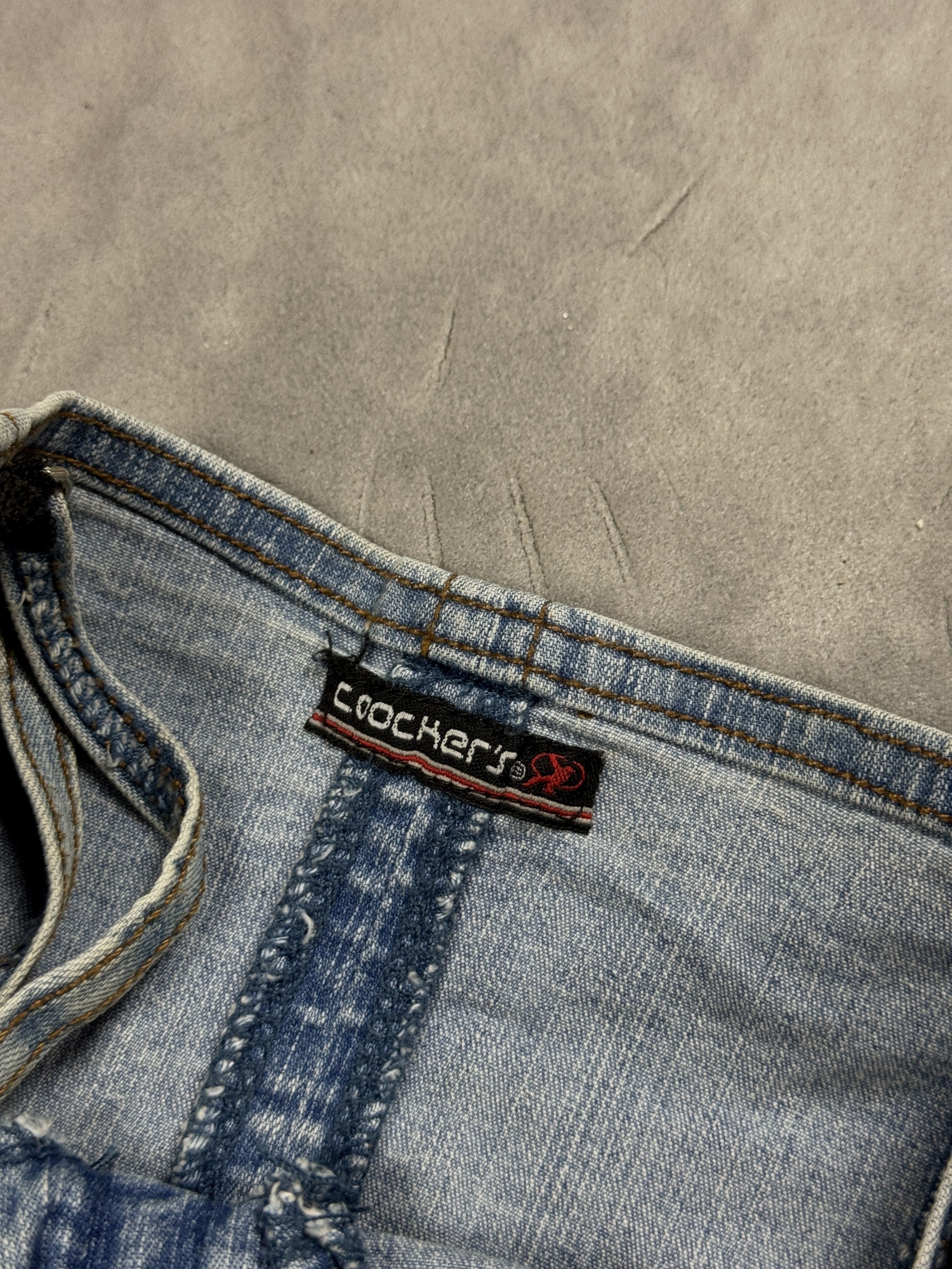 Vintage Women’s denim spaghetti-strap top, Y2K (S) crop tp jeans Size S / US 4 / IT 40 - 11 Thumbnail