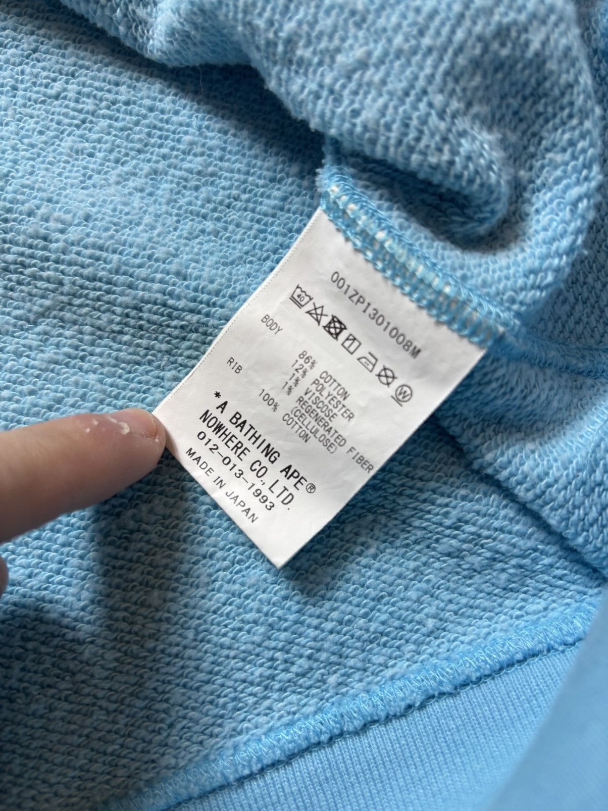 Bape BAPE Marble Camo Liquid College Full Zip Hoodie Size US M / EU 48-50 / 2 - 12 Thumbnail
