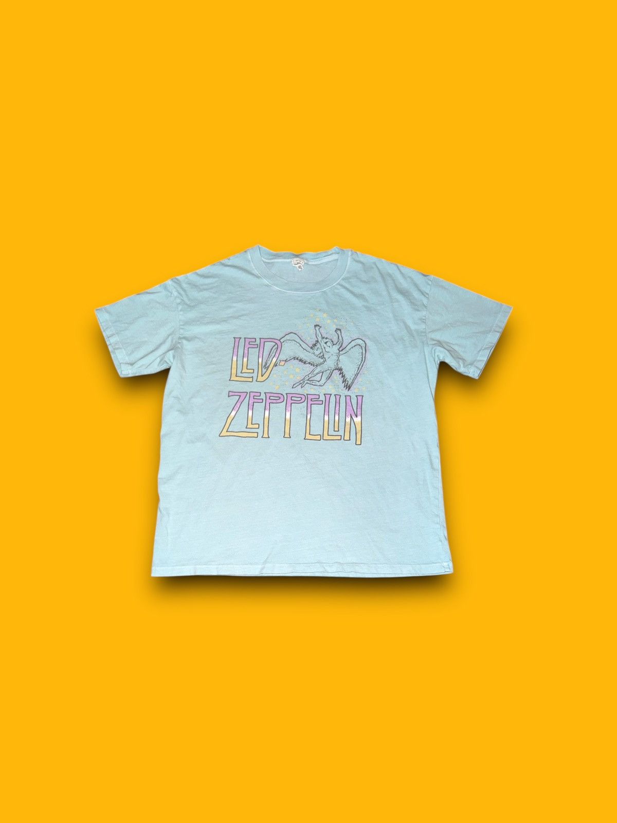 Led Zeppelin Led Zeppelin cover art band tee shirt light blue men’s small Size US S / EU 44-46 / 1 - 1 Thumbnail