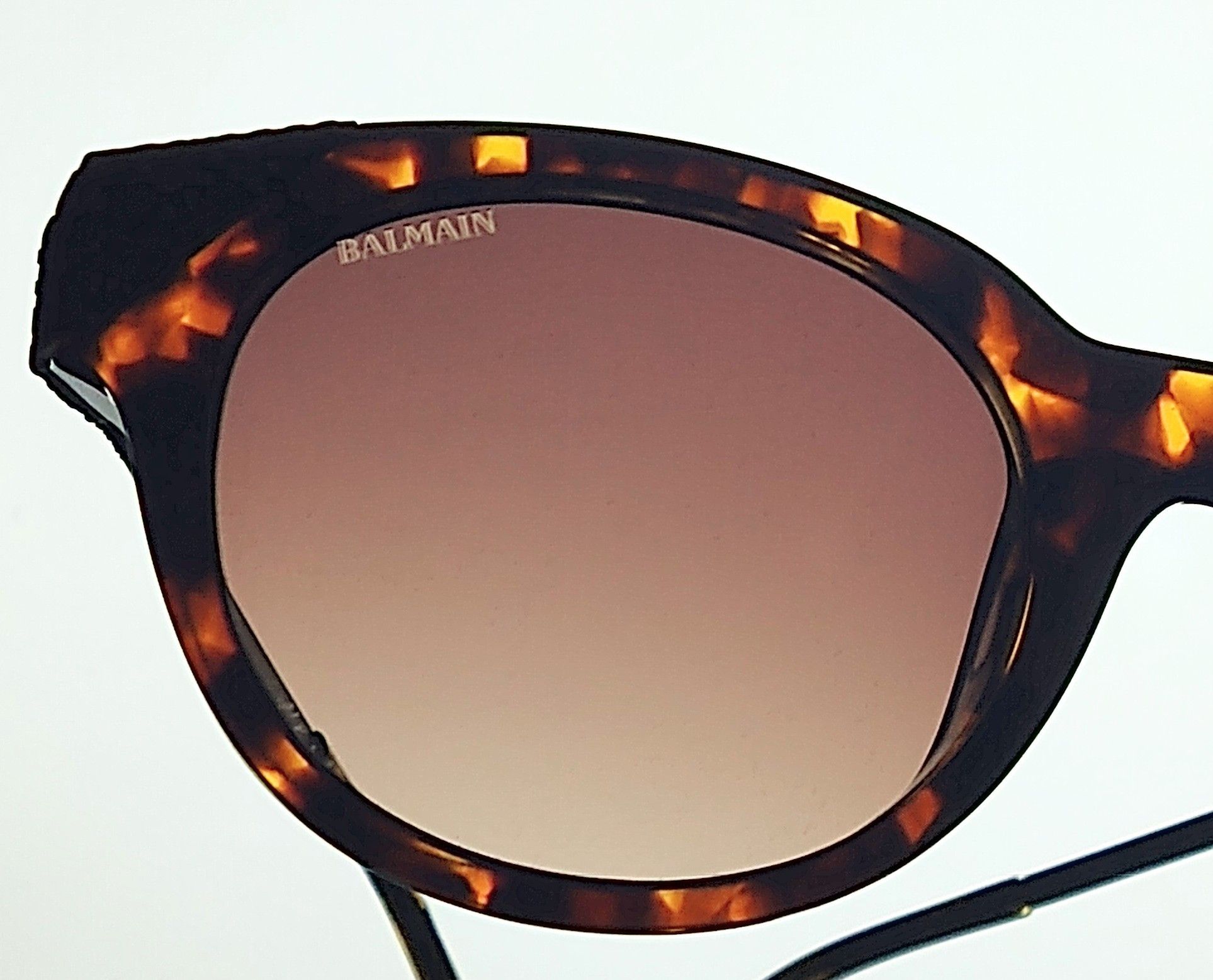 Balmain Balmain Sunglasses BL2082B Brown Tortoise Cat Eye Size ONE SIZE - 11 Thumbnail
