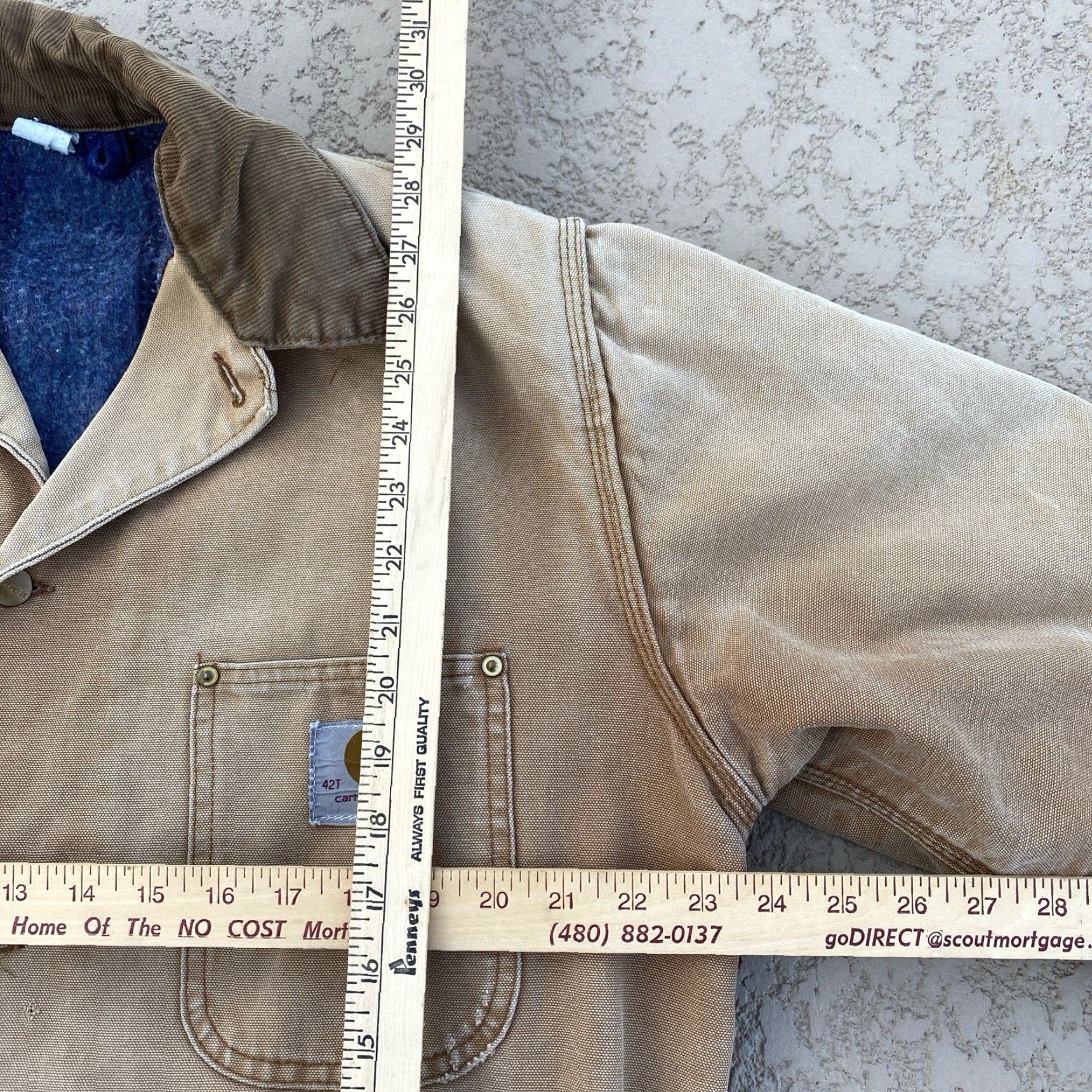 Carhartt VINTAGE Carhartt Blanket Lined Chore Coat Work Jacket 44 Beige Regular Unisex Adults Mens Womens Size US S / EU 44-46 / 1 - 4 Thumbnail