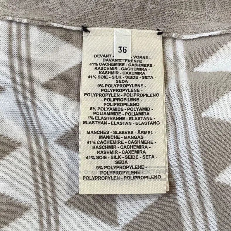 Hermes Hermes Off-white geometric pattern jacquard sweater Size XS / US 0-2 / IT 36-38 - 6 Thumbnail