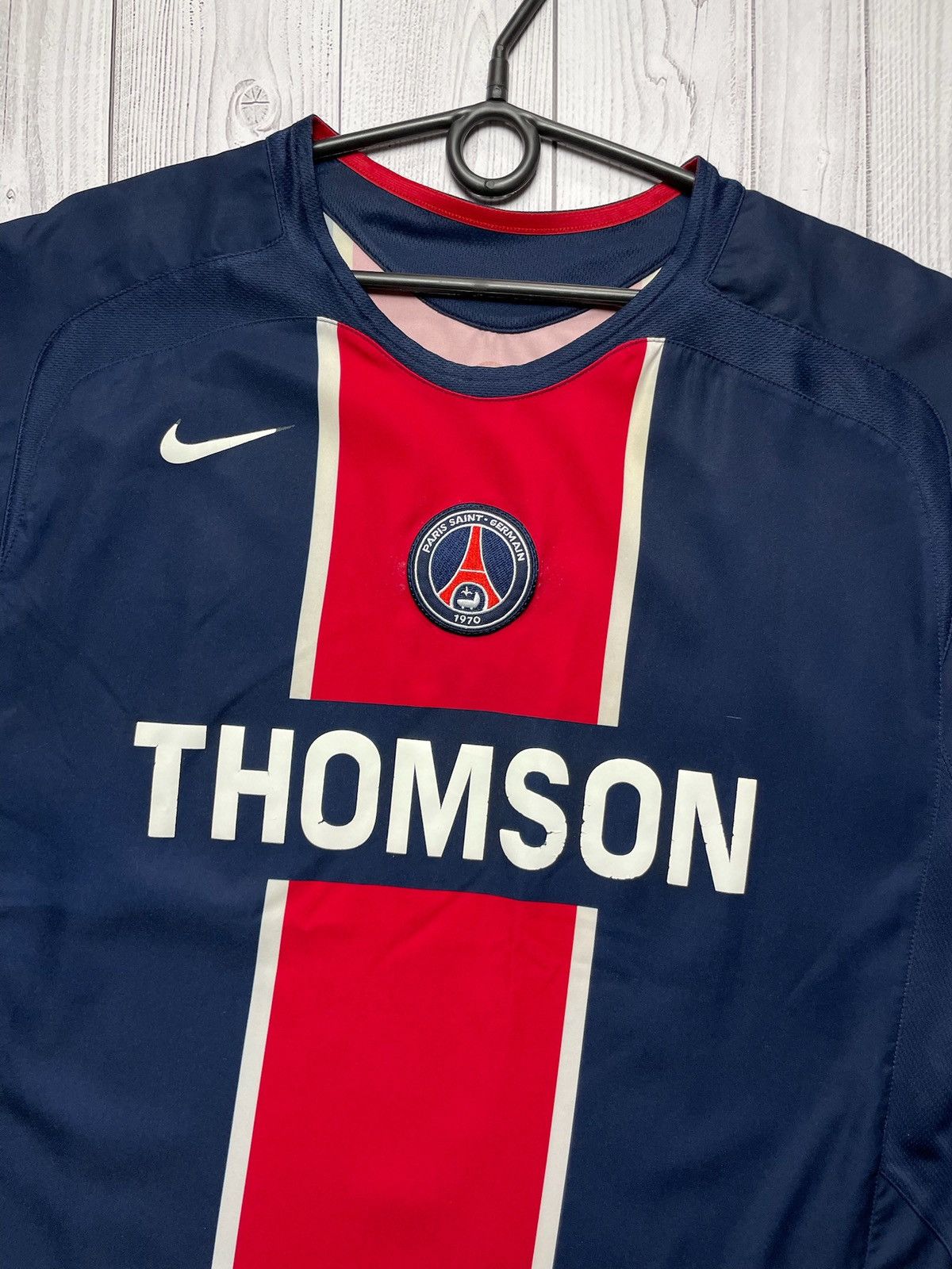 Nike Nike psg vintage soccer jersey size L large rare Size US L / EU 52-54 / 3 - 2 Thumbnail