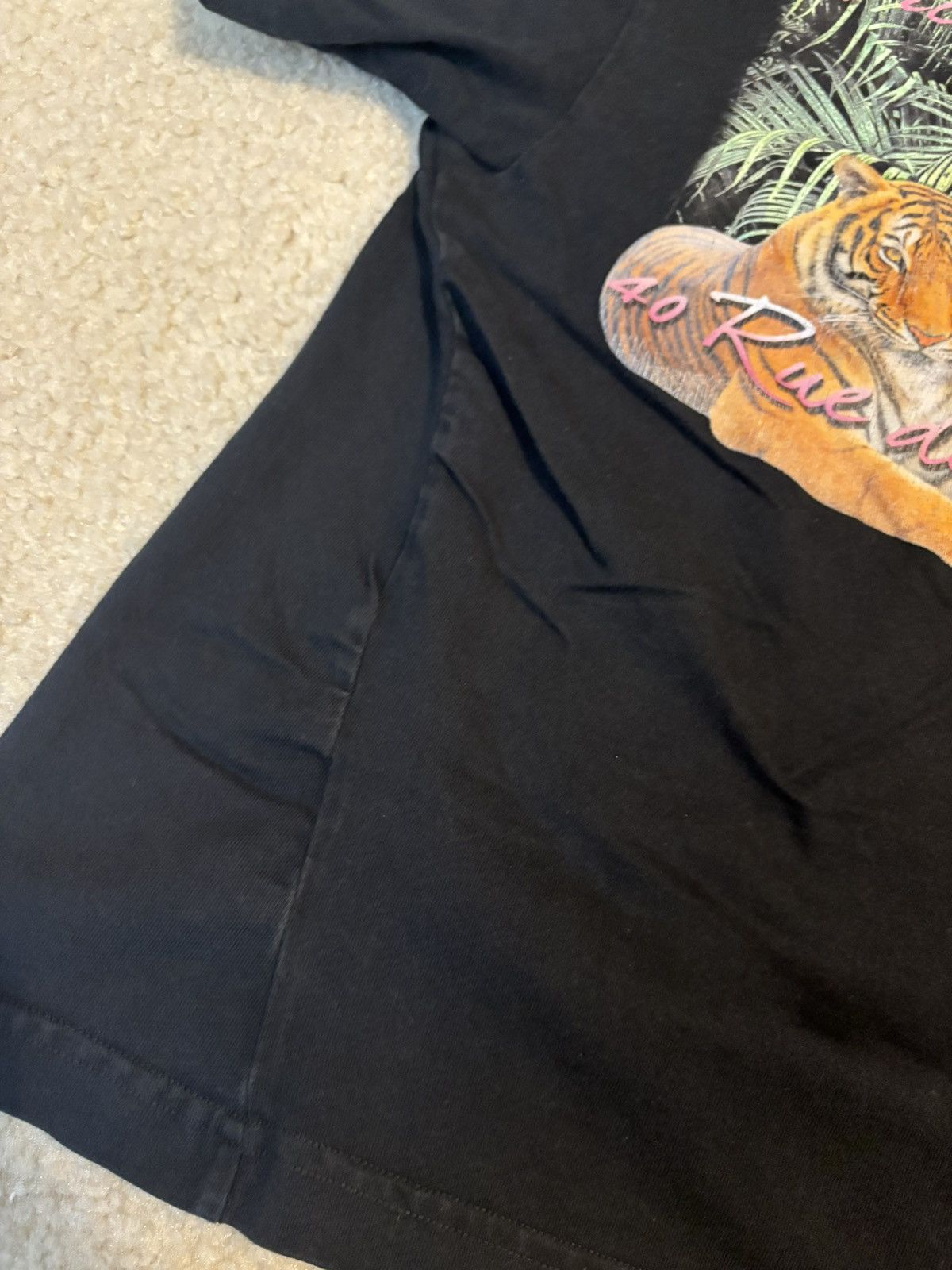 Balenciaga Balenciaga Year of the Tiger Distressed Graphic Tee Black Size US S / EU 44-46 / 1 - 3 Thumbnail