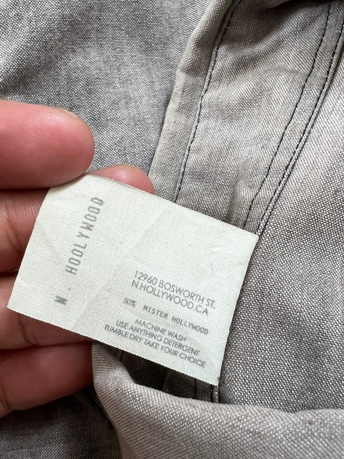 N.Hoolywood N. Hoolywood Sleeve Pocket Button Up Shirt Size US M / EU 48-50 / 2 - 12 Thumbnail