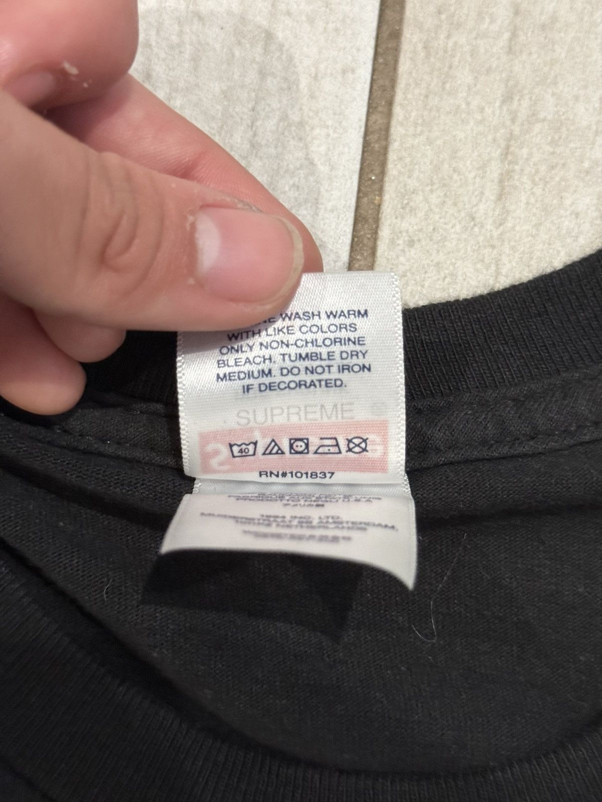 Supreme Supreme Black Tonal Bogo Tee Size US S / EU 44-46 / 1 - 5 Thumbnail
