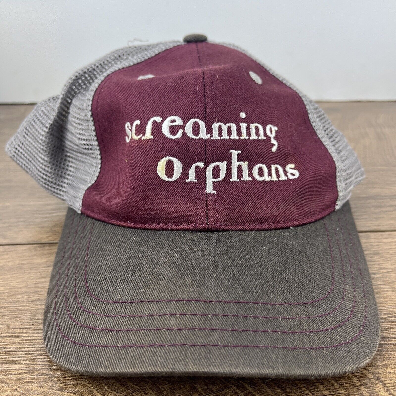 Other Screaming Orphans Hat Orphans Red Hat Adjustable Adult Size Size ONE SIZE - 3 Thumbnail