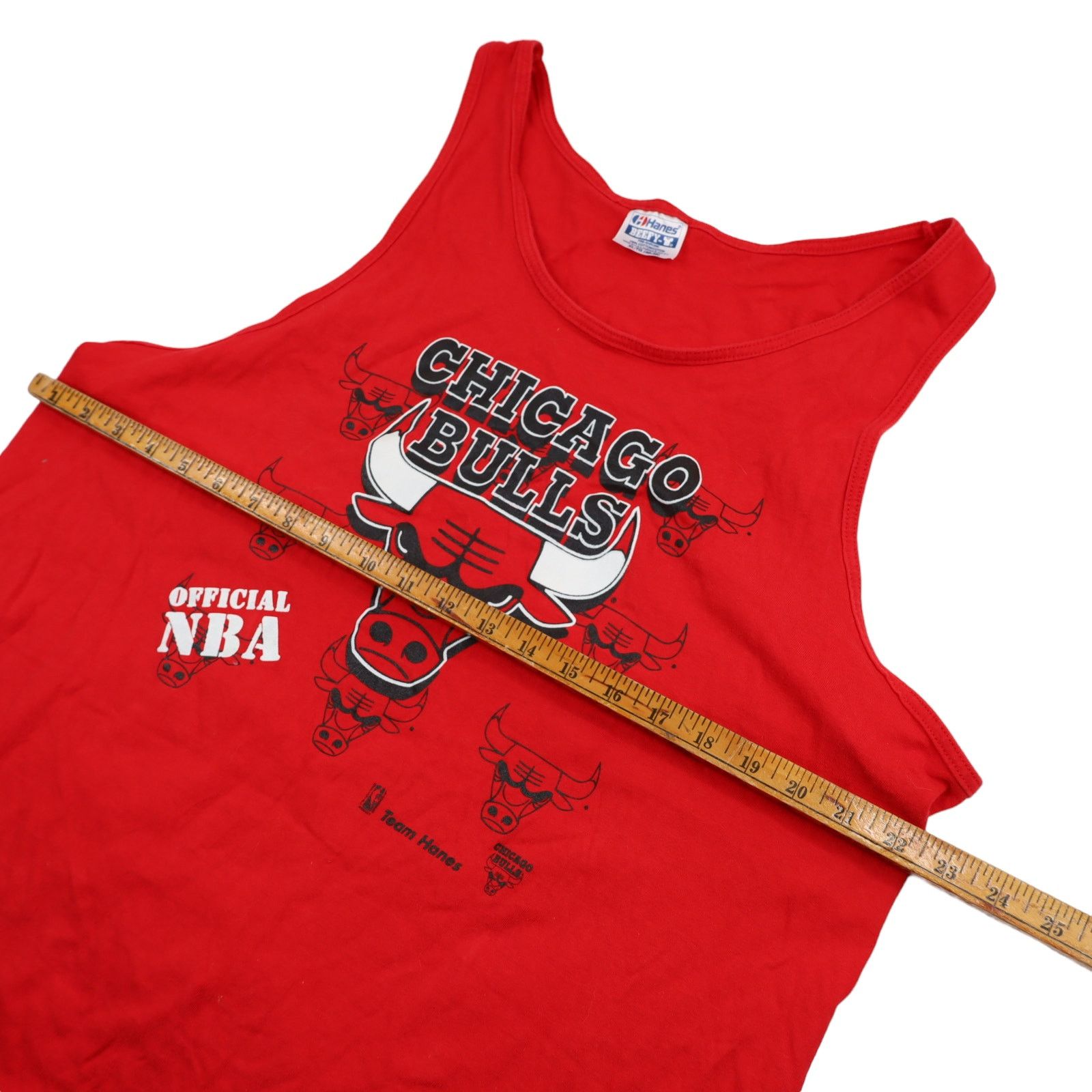 NBA × Vintage Vintage Team Hanes Chicago Bulls Graphic Tank Top Size US XL / EU 56 / 4 - 5 Thumbnail