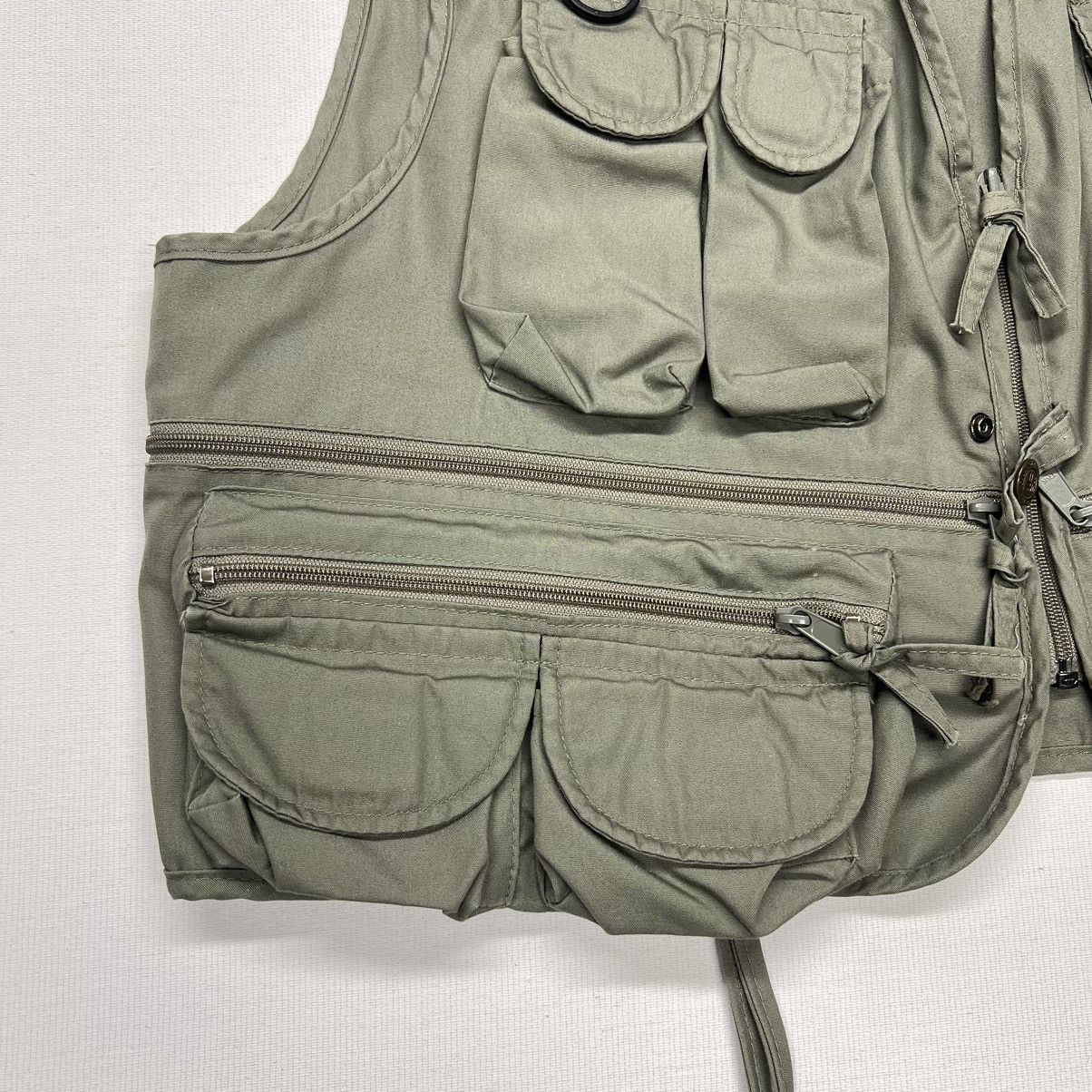 Columbia × Vintage VTG Columbia Fishing Vest Green PFG Pocket Outdoor Hunting Size US XL / EU 56 / 4 - 3 Thumbnail