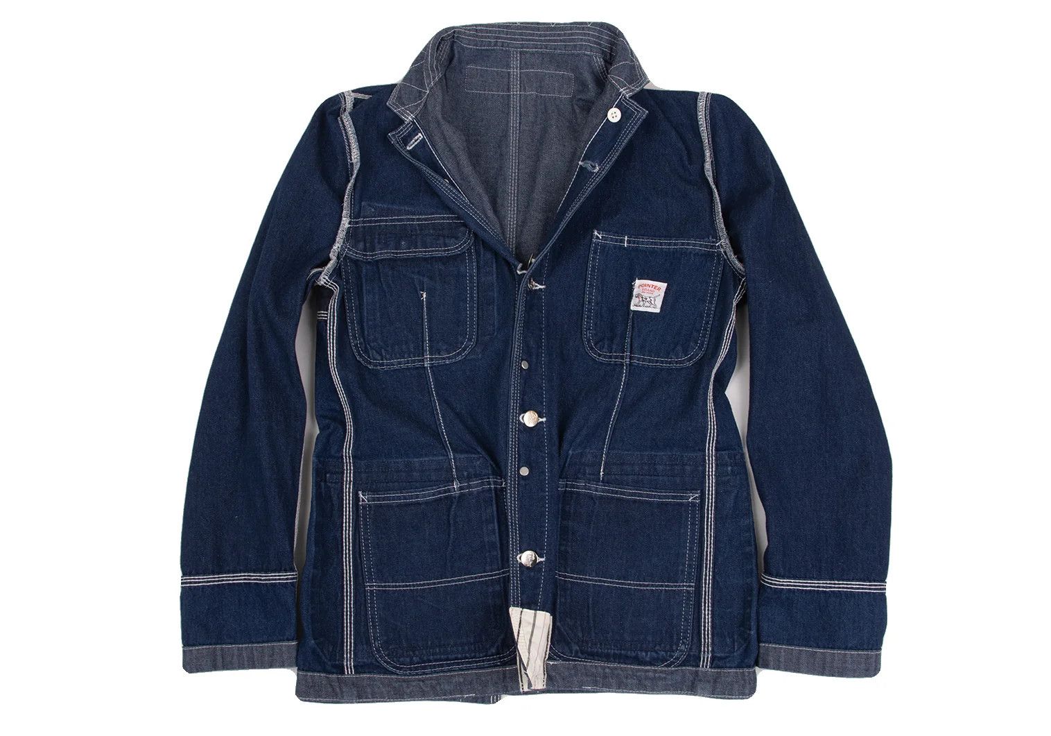 Junya Watanabe Reversible Patch Denim Jacket Indigo Blue SS Size US S / EU 44-46 / 1 - 15 Thumbnail