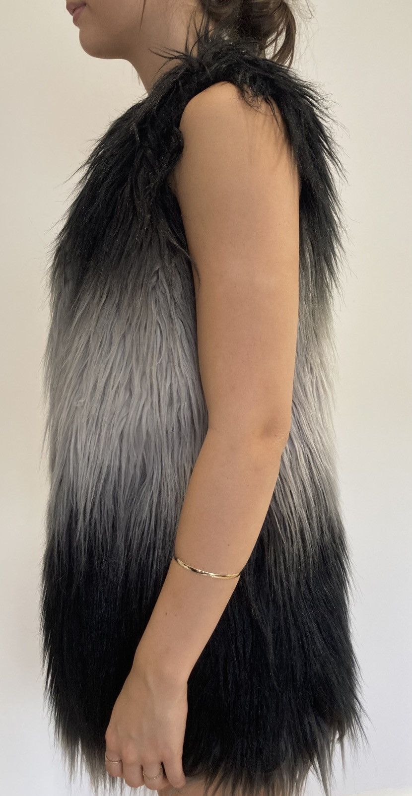 MINKPINK Ombré Faux Fur Gillet