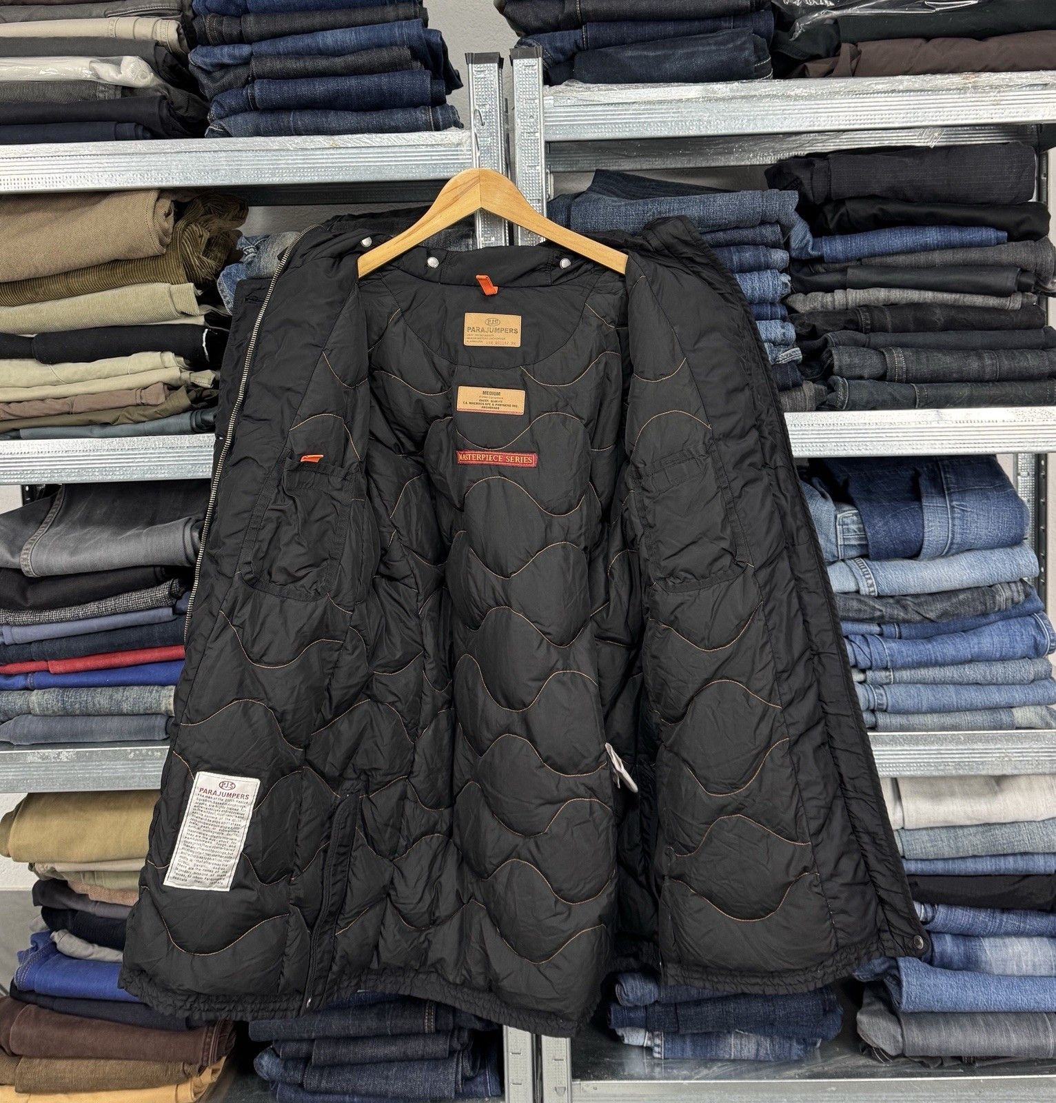 Parajumpers Parajumpers Kodiak Masterpiece Down Black Parka Jacket Size M / US 6-8 / IT 42-44 - 13 Thumbnail