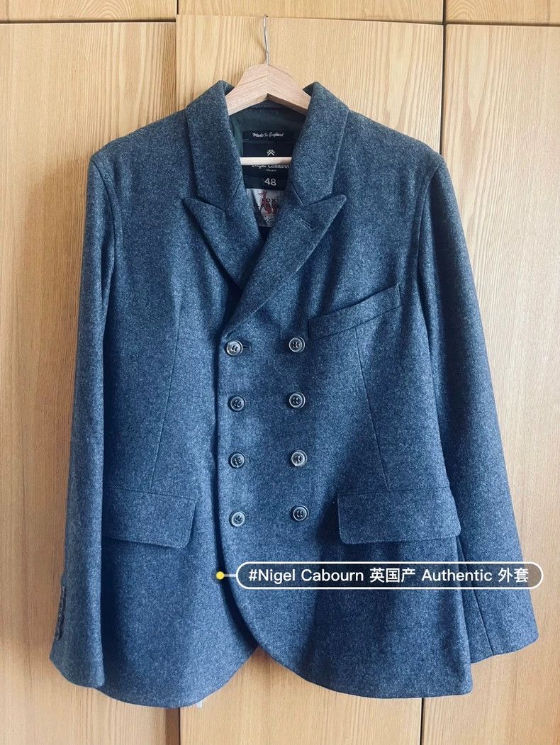 Nigel Cabourn Nigel Cabourn Double-Breasted Wool Blazer Size US S / EU 44-46 / 1 - 1 Thumbnail