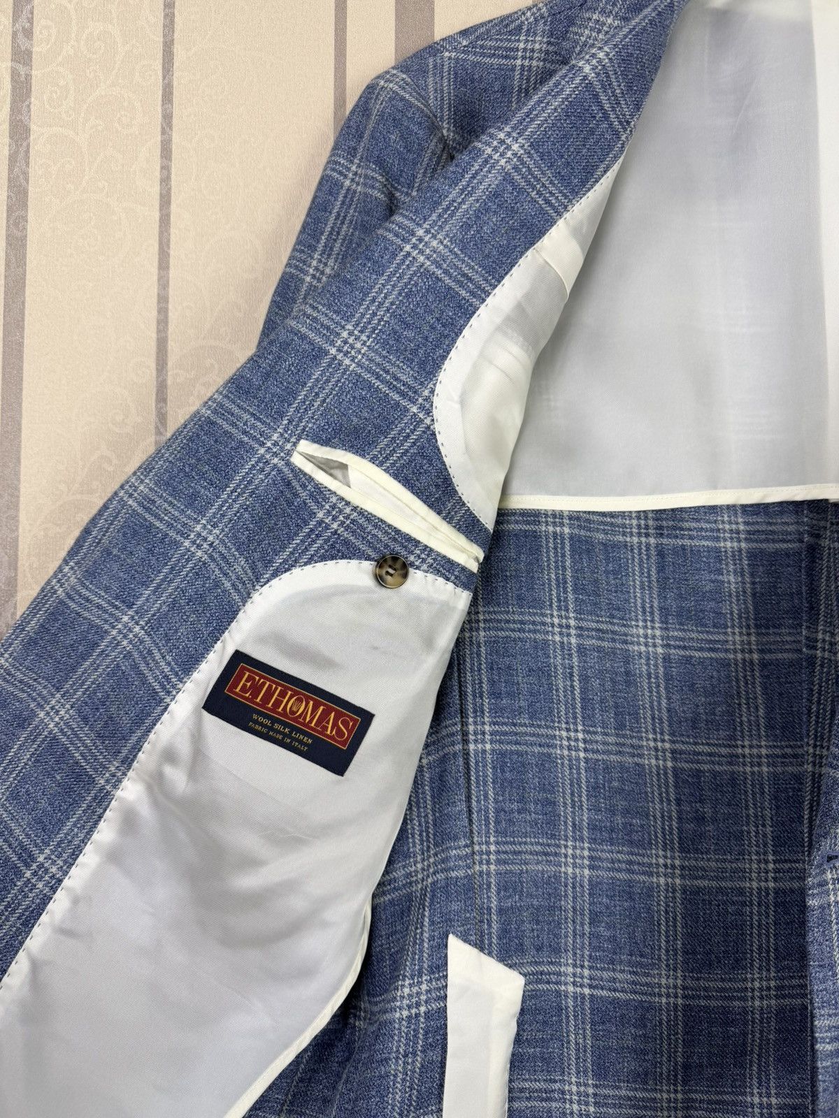 Suitsupply Suitsupply Havana Patch HL Slim Check Blazer sz 48 Size 48R - 5 Thumbnail