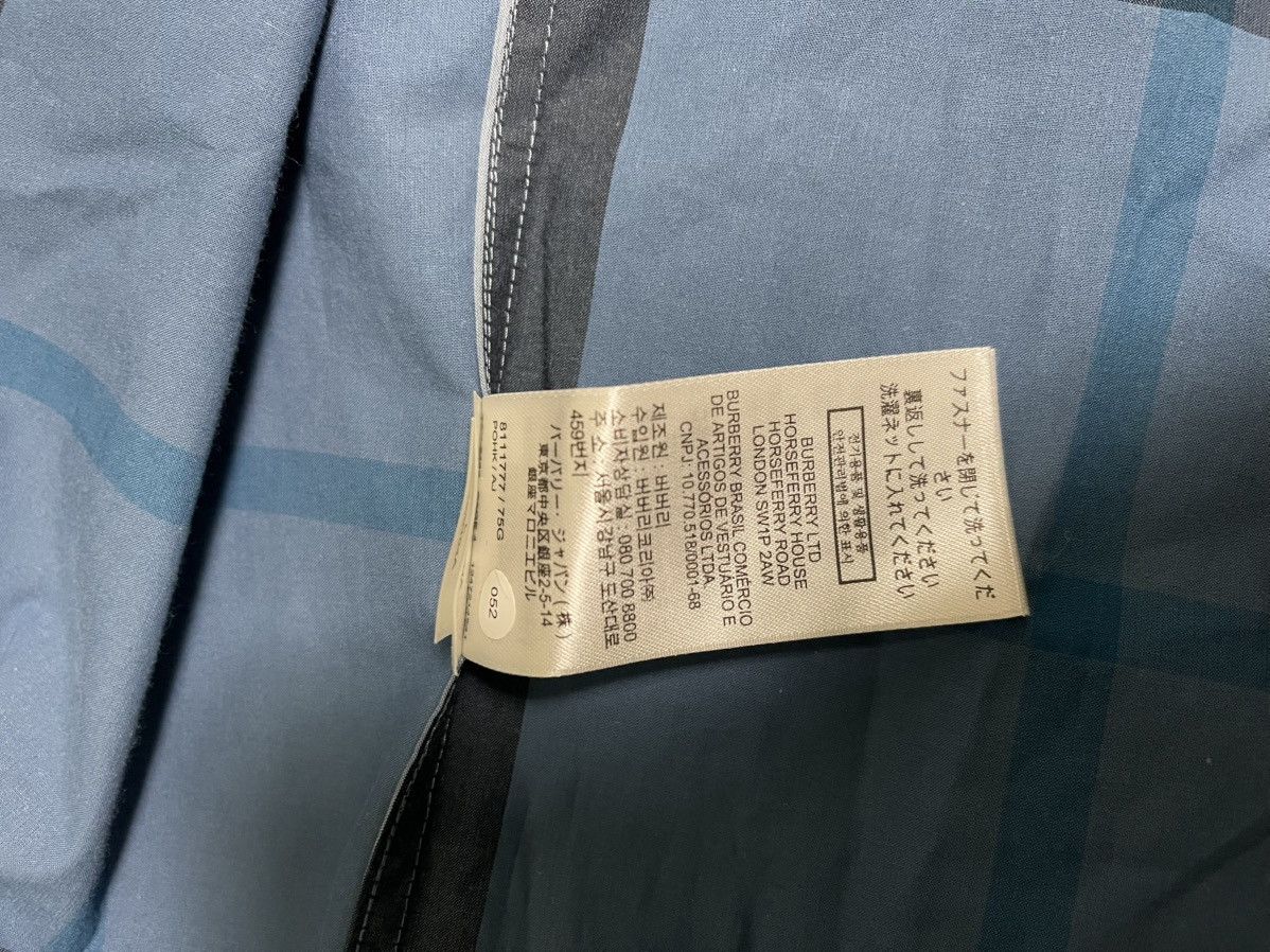 Burberry Burberry Men's Blue Plaid Shirt Size US L / EU 52-54 / 3 - 7 Thumbnail