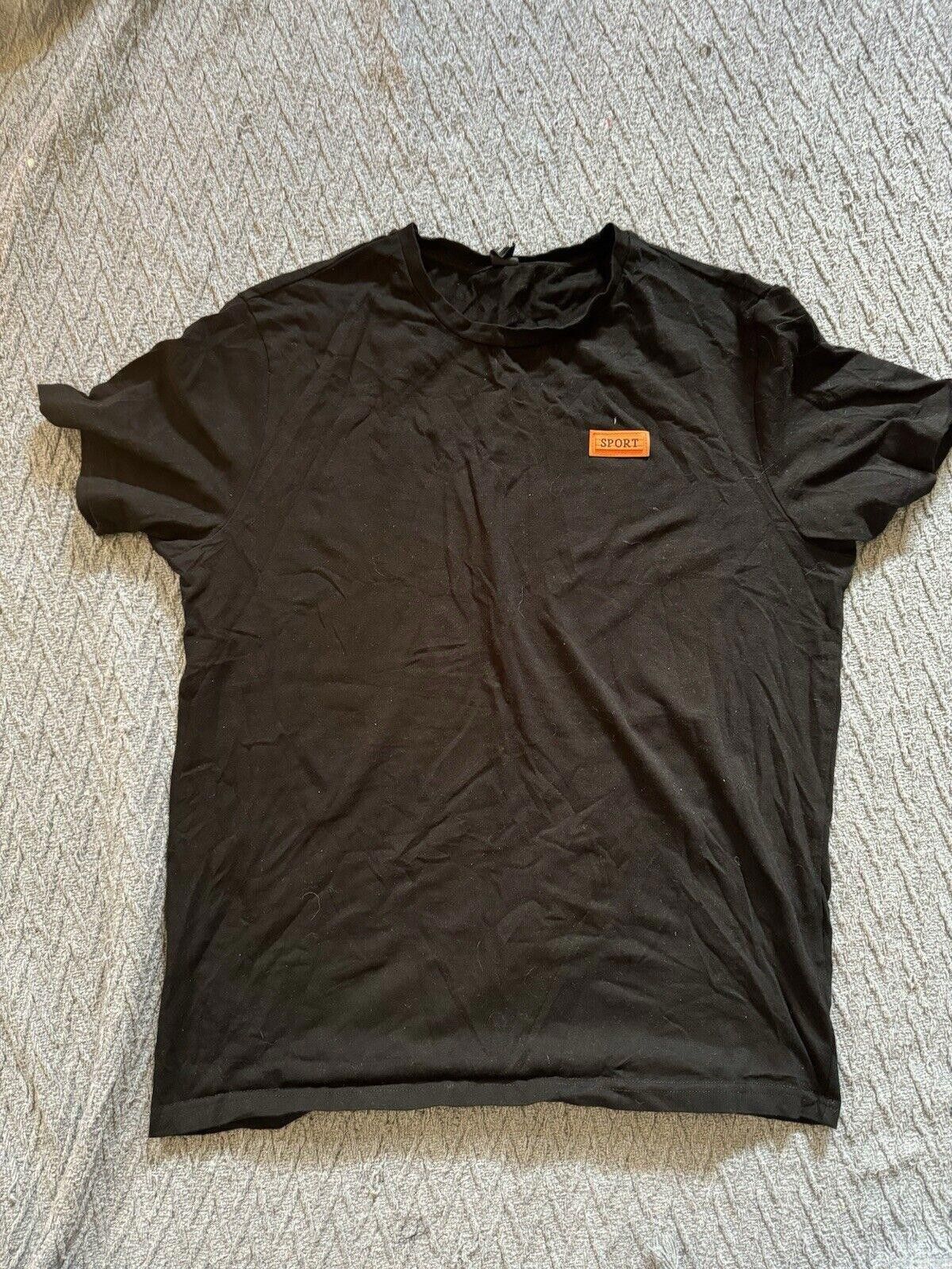 Shein Shein Black T Shirt With Orange Sport Size Women’s Medium Size M / US 6-8 / IT 42-44 - 1 Thumbnail