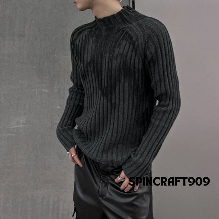 Other Graphic y2k Style Turtleneck Knit Sweater Size US L / EU 52-54 / 3 - 5 Thumbnail