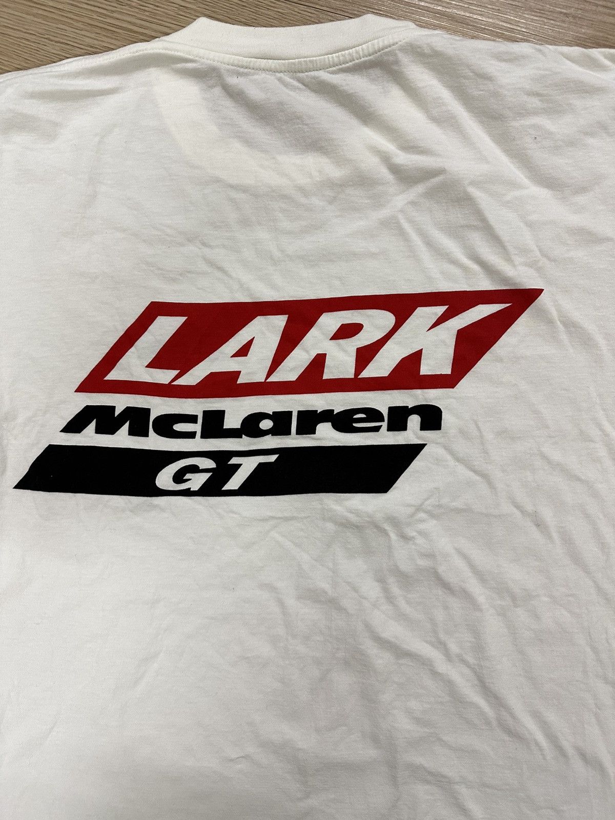 Vintage Vintage 90's Lark McLaren GT Racing Supercar Tshirt Size US M / EU 48-50 / 2 - 6 Thumbnail