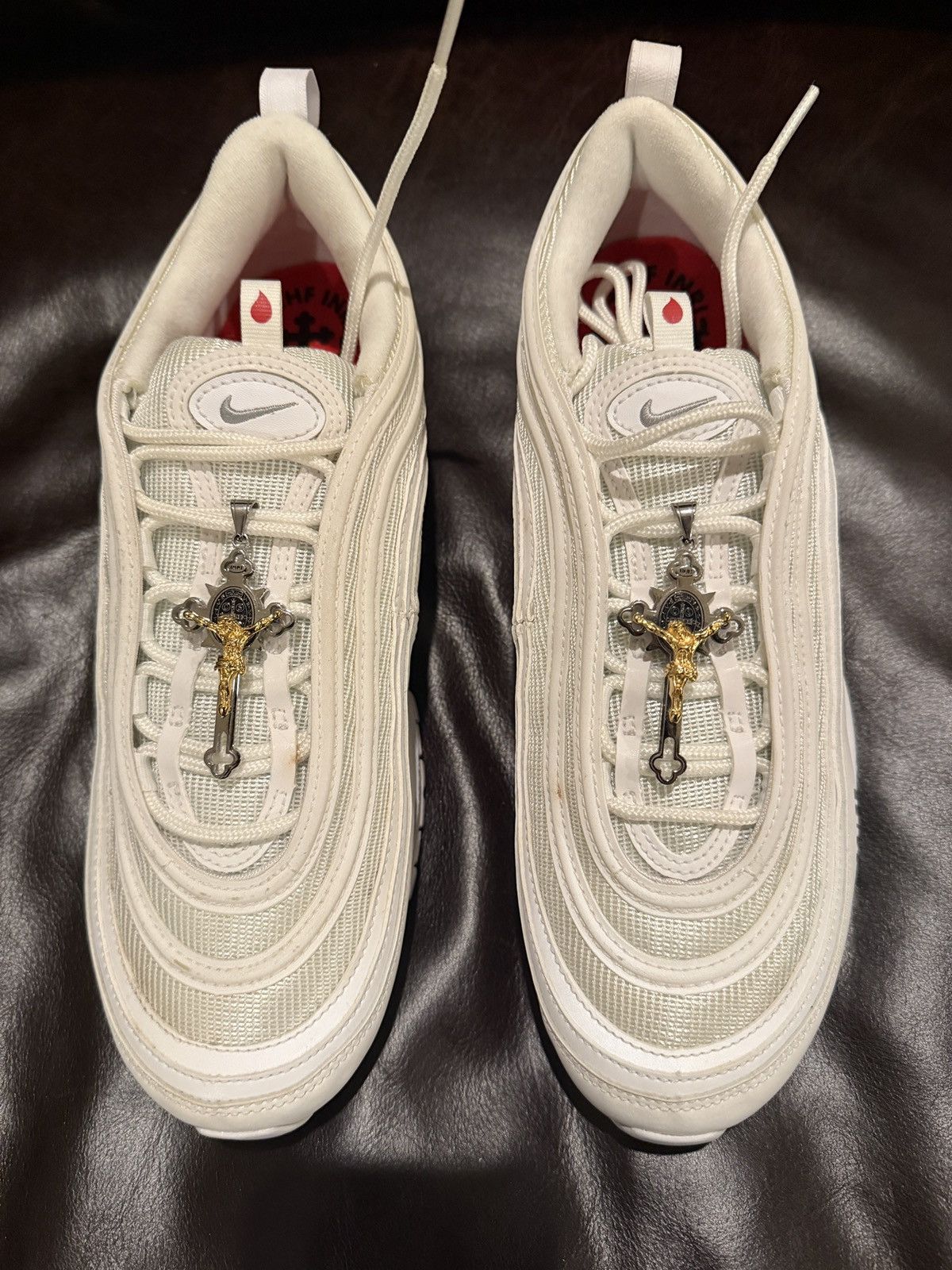 Nike Nike Air Max 97 x MSCHF INRI Jesus Sneakers 10M New Size US 10 / EU 43 - 5 Thumbnail
