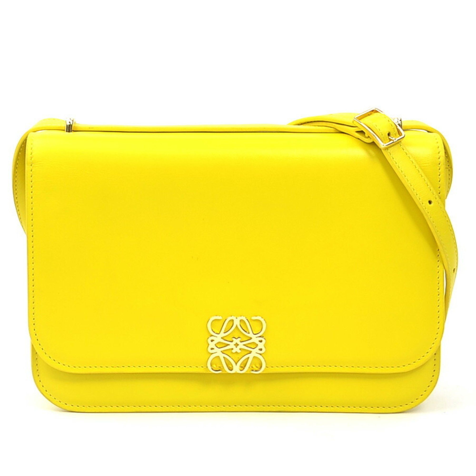 Loewe LOEWE Goya Small Shoulder Bag in Yellow Gold, Leather, Women's, e61015a Size ONE SIZE - 1 Thumbnail