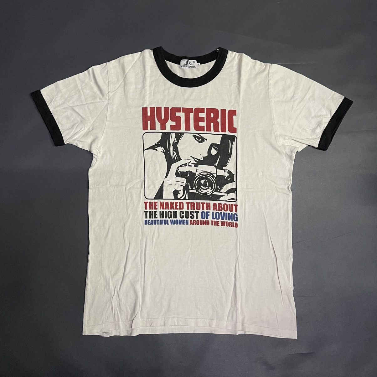 Hysteric Glamour × Japanese Brand RARE Hysteric Glamour Naked Truth / Graphic T Shirt Size US L / EU 52-54 / 3 - 2 Thumbnail