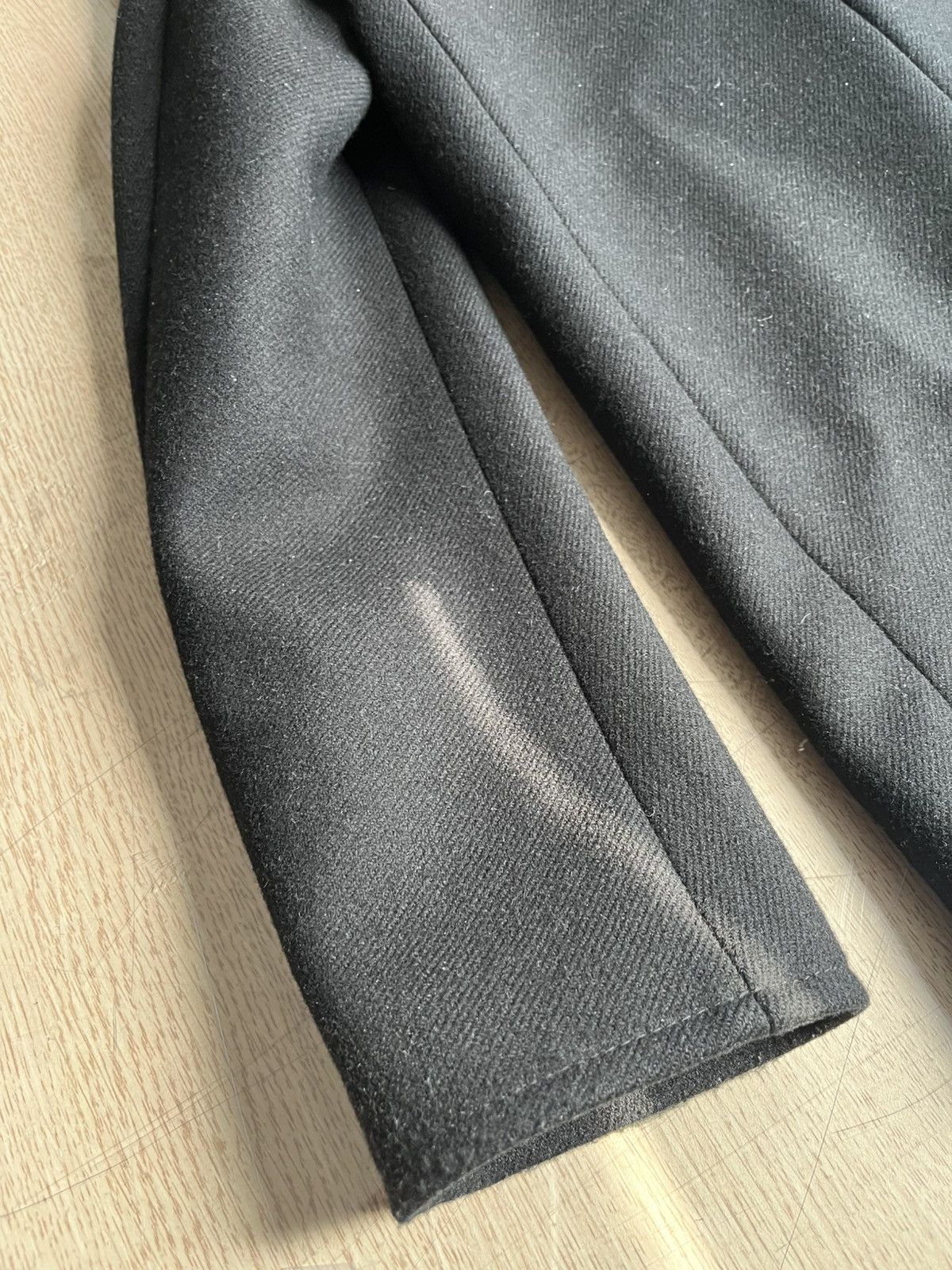 Saint Laurent Paris 46 Saint Laurent Nutria real fur collar wool peacoat jacket Size US S / EU 44-46 / 1 - 7 Thumbnail