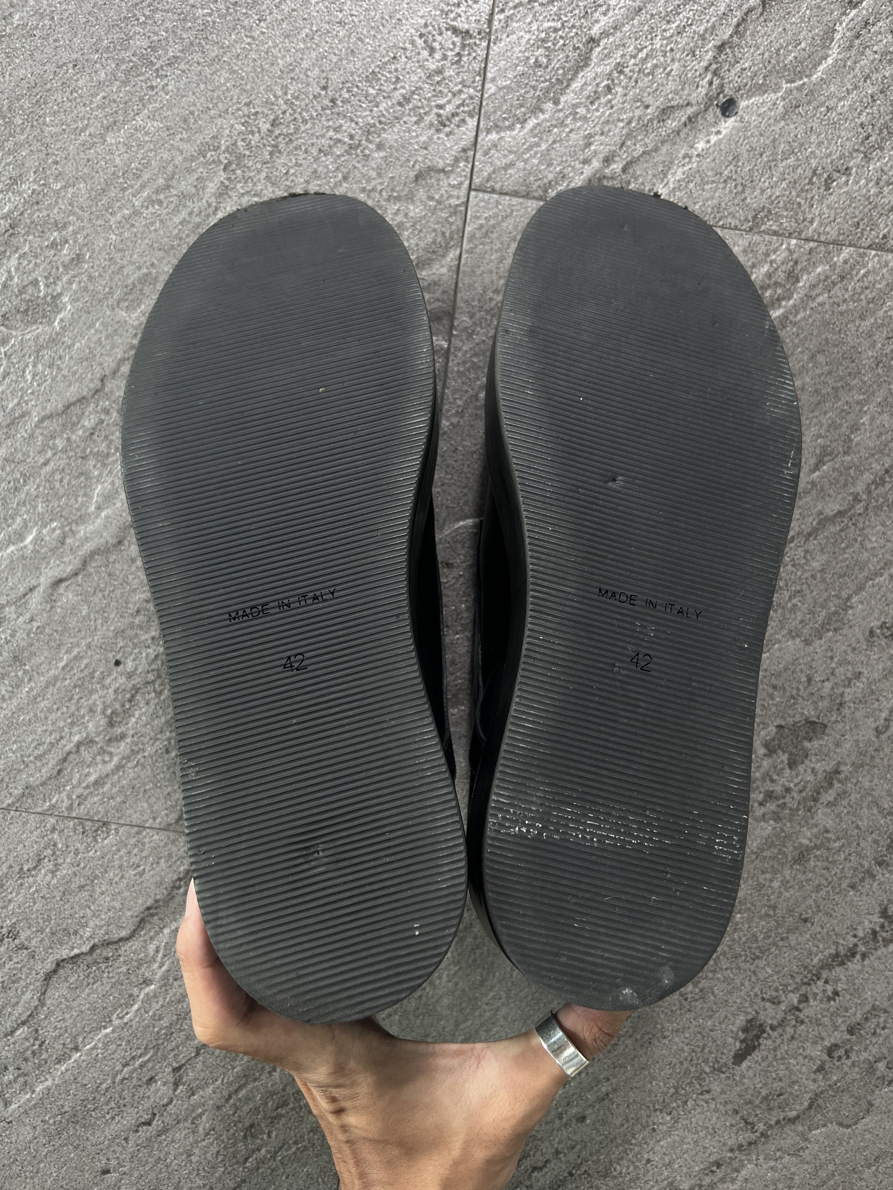 Ann Demeulemeester Ann Demeulemeester Platform Derby Shoes Black EU42 Size US 9 / EU 42 - 8 Thumbnail
