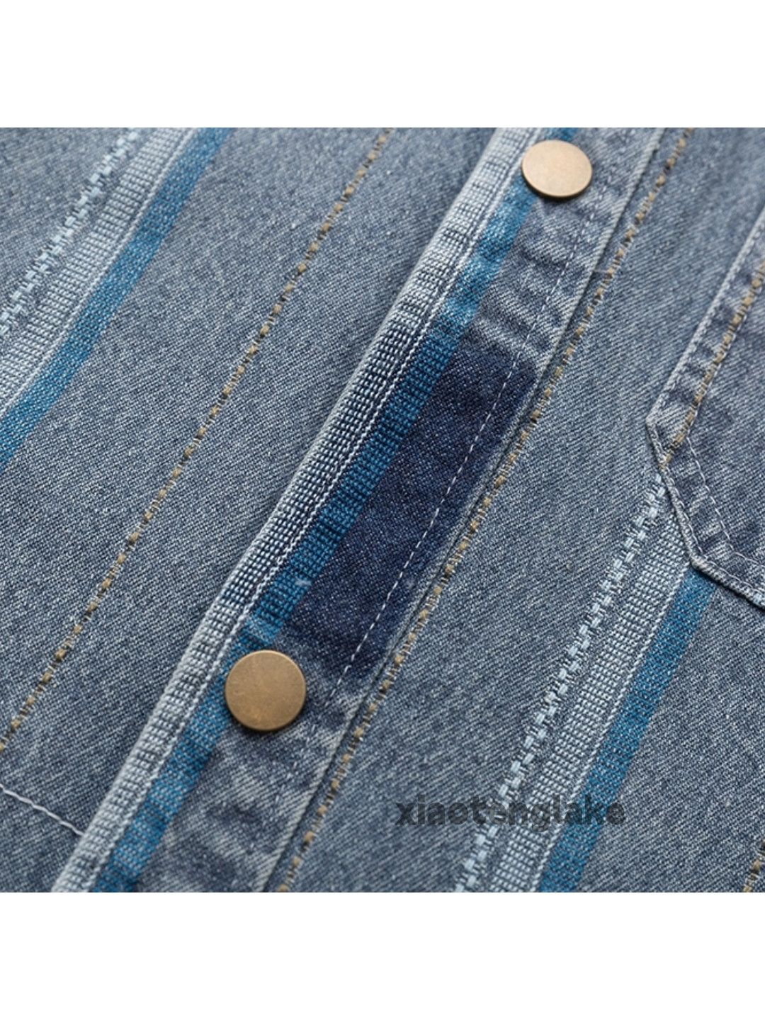 Designer unisex washed faded loose striped yuppie y2k shirt Size US XL / EU 56 / 4 - 9 Thumbnail