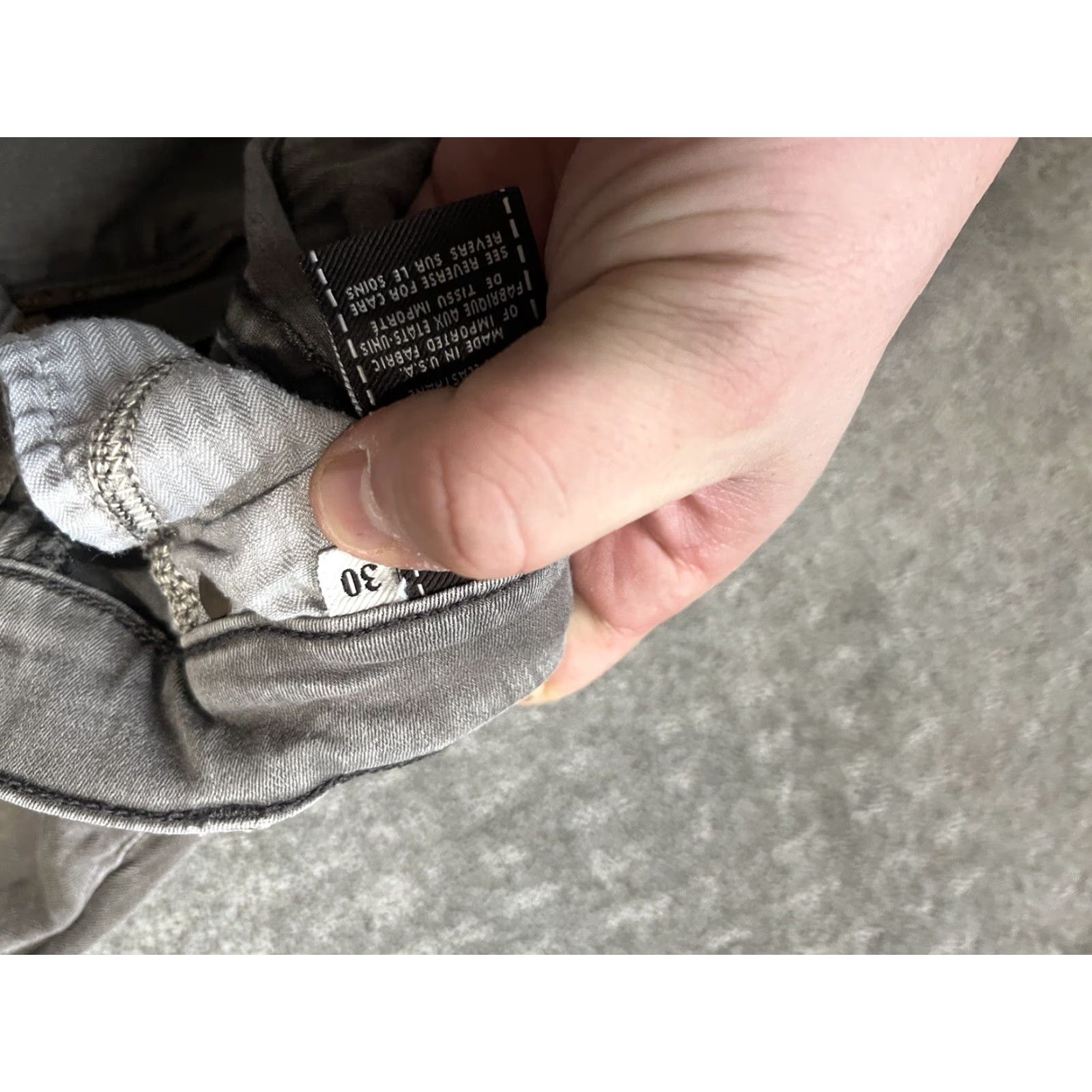 7 For All Mankind 7 For All Mankind Jeans Womens 30 Gray Ankle Skinny Stretch Denim Regular Size 30" / US 8 / IT 44 - 6 Thumbnail