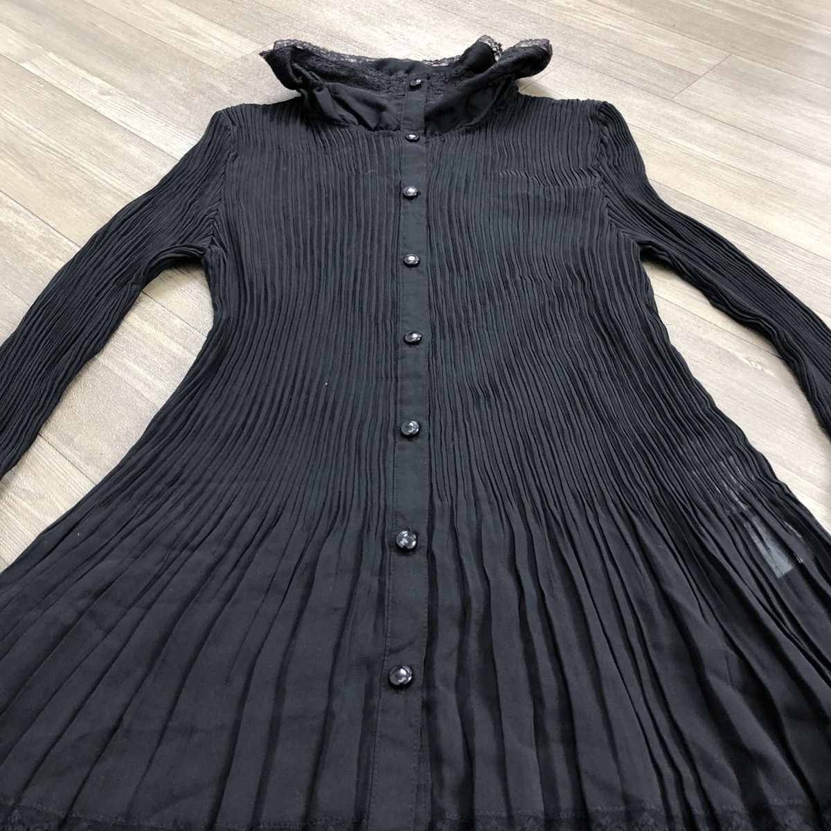 Japanese Brand × Vintage Issey Miyake Pleats Please Inspired Evercube Dress Button Up Size M / US 6-8 / IT 42-44 - 2 Thumbnail