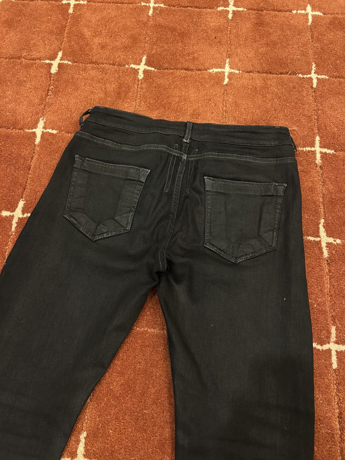 Rick Owens Drkshdw Rick Owens Detroit Cut Wax Denim Size US 32 / EU 48 - 5 Thumbnail