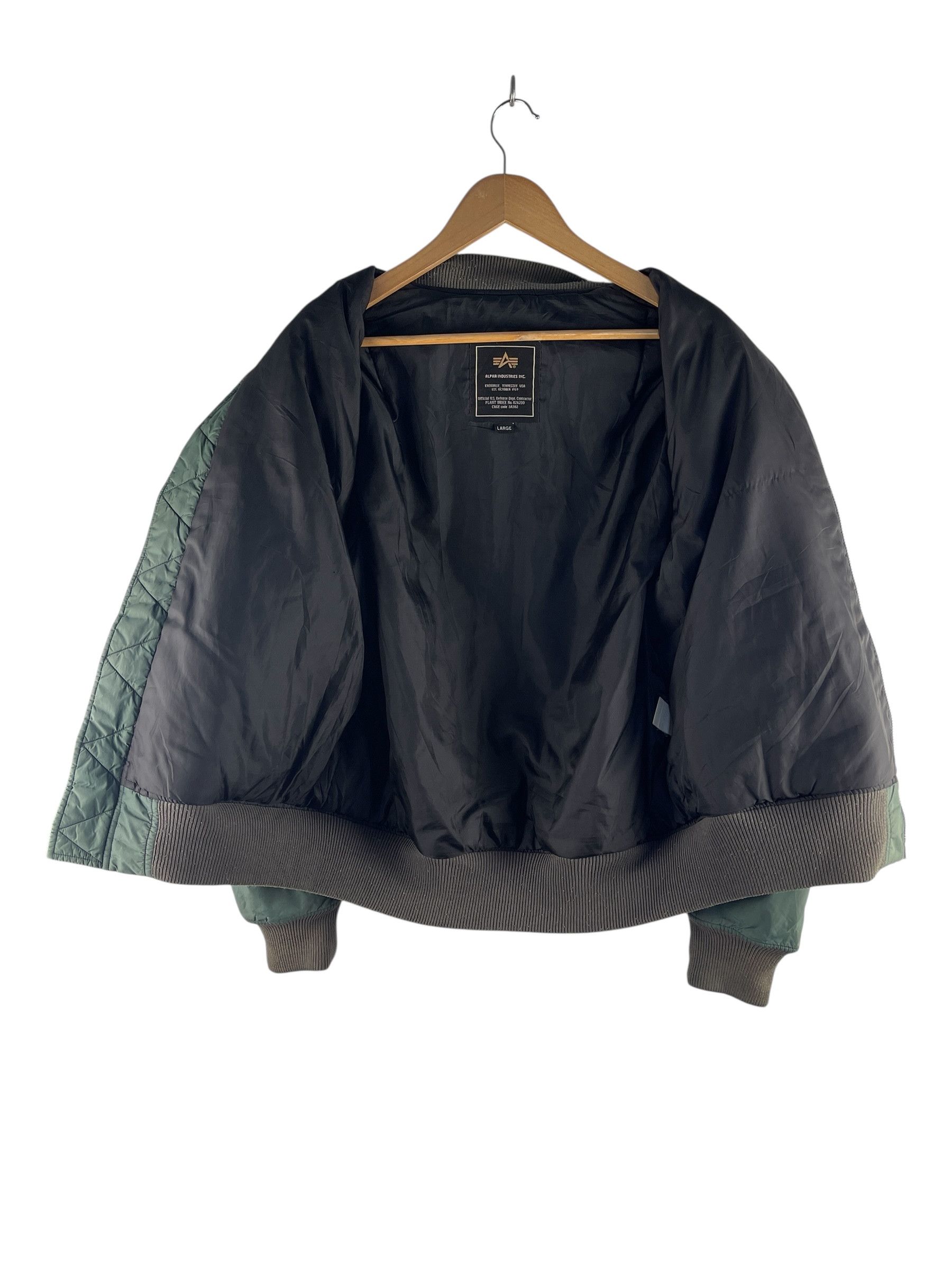 Alpha Industries Vintage Alpha Industries Bomber Jacket Size US L / EU 52-54 / 3 - 3 Thumbnail