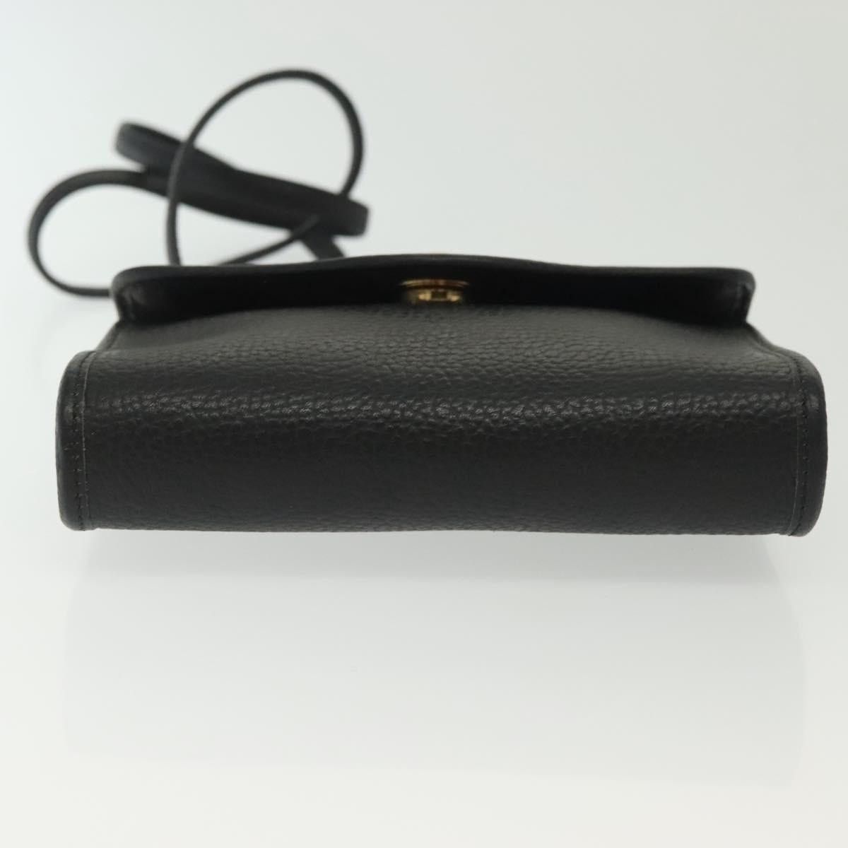Dior DIOR Shoulder Bag Leather Black Gold Size ONE SIZE - 9 Thumbnail