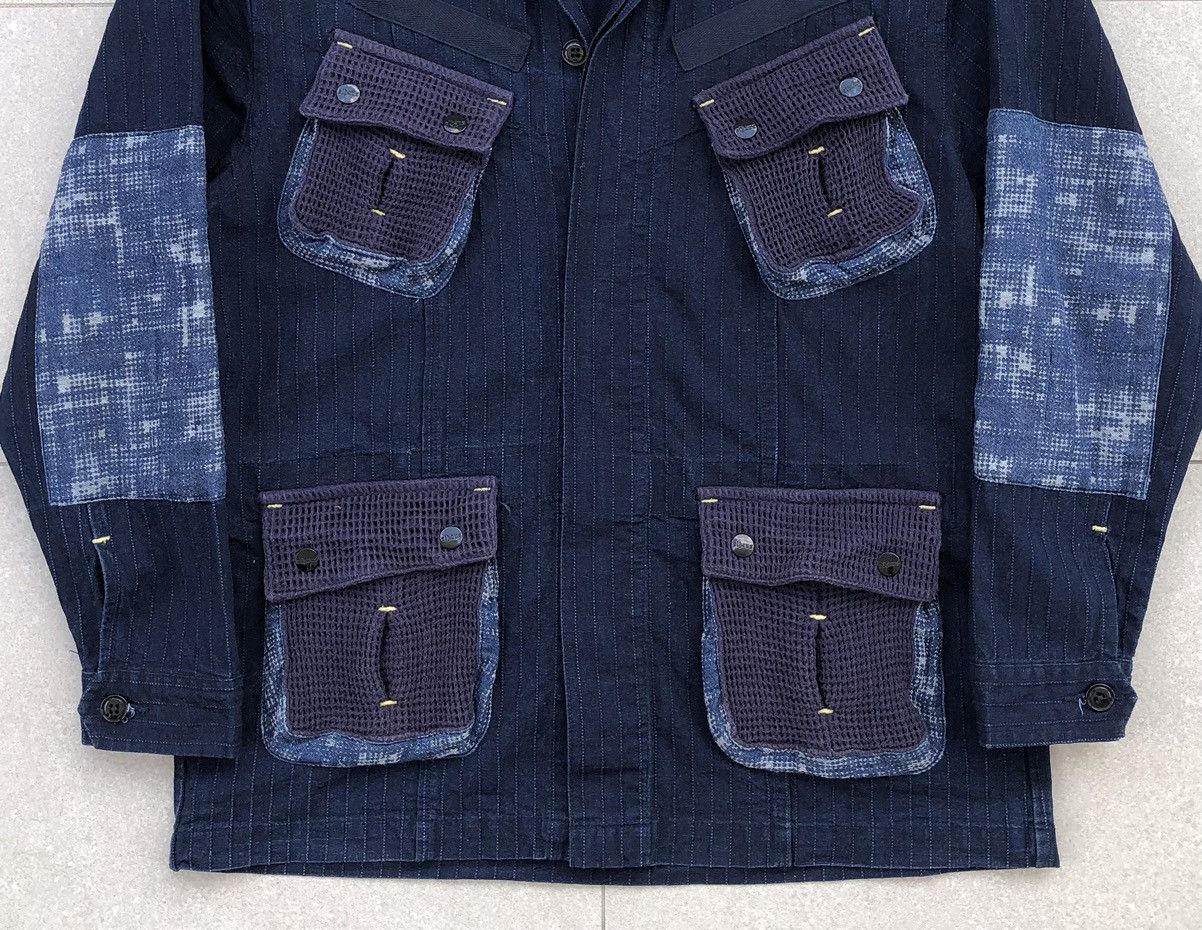 Elhaus Japanese Elhaus Coverall Kendogi Indigo Patchwork Jacket Size US L / EU 52-54 / 3 - 8 Thumbnail