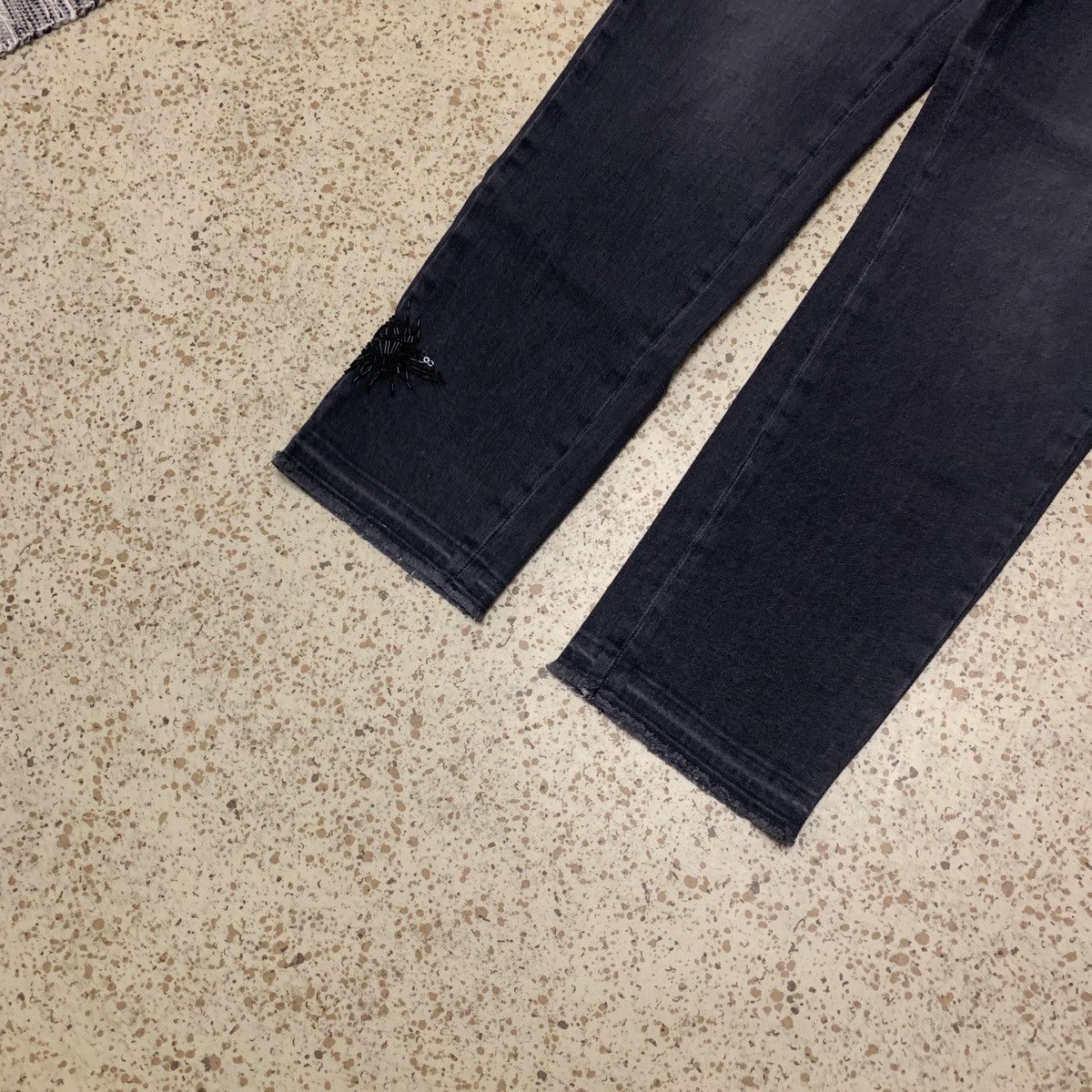 Escada Escada Very Rare Dragonfly Grey Washed Jeans NEW Size 25" / US 0 / IT 36 - 5 Thumbnail