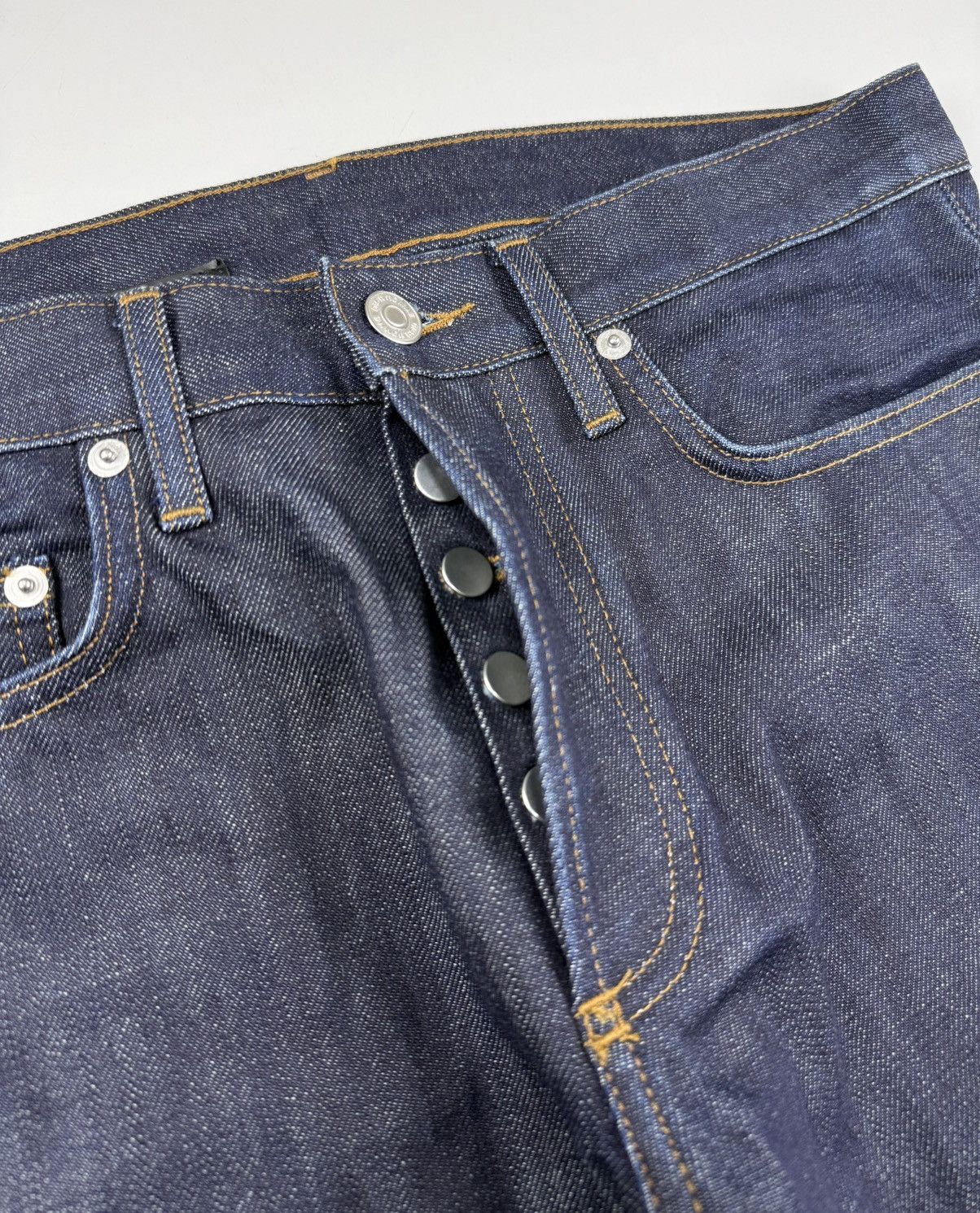 Dior Dior x Hedi Slimane Long Raw Denim Size US 28 / EU 44 - 8 Thumbnail