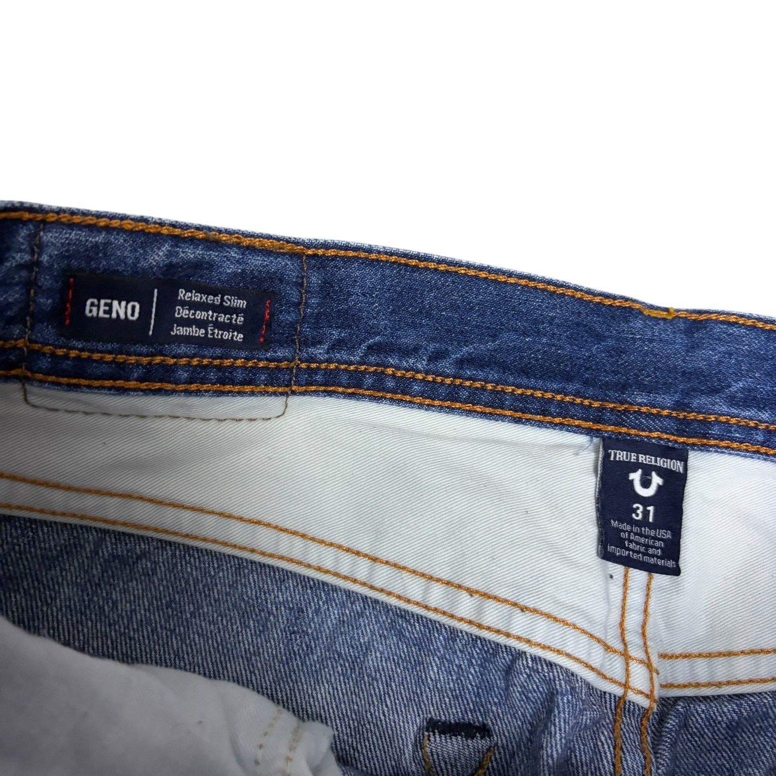 True Religion TRUE RELIGION Jeans GENO Relaxed Slim Denim Pants 32x34 Size US 32 / EU 48 - 6 Thumbnail