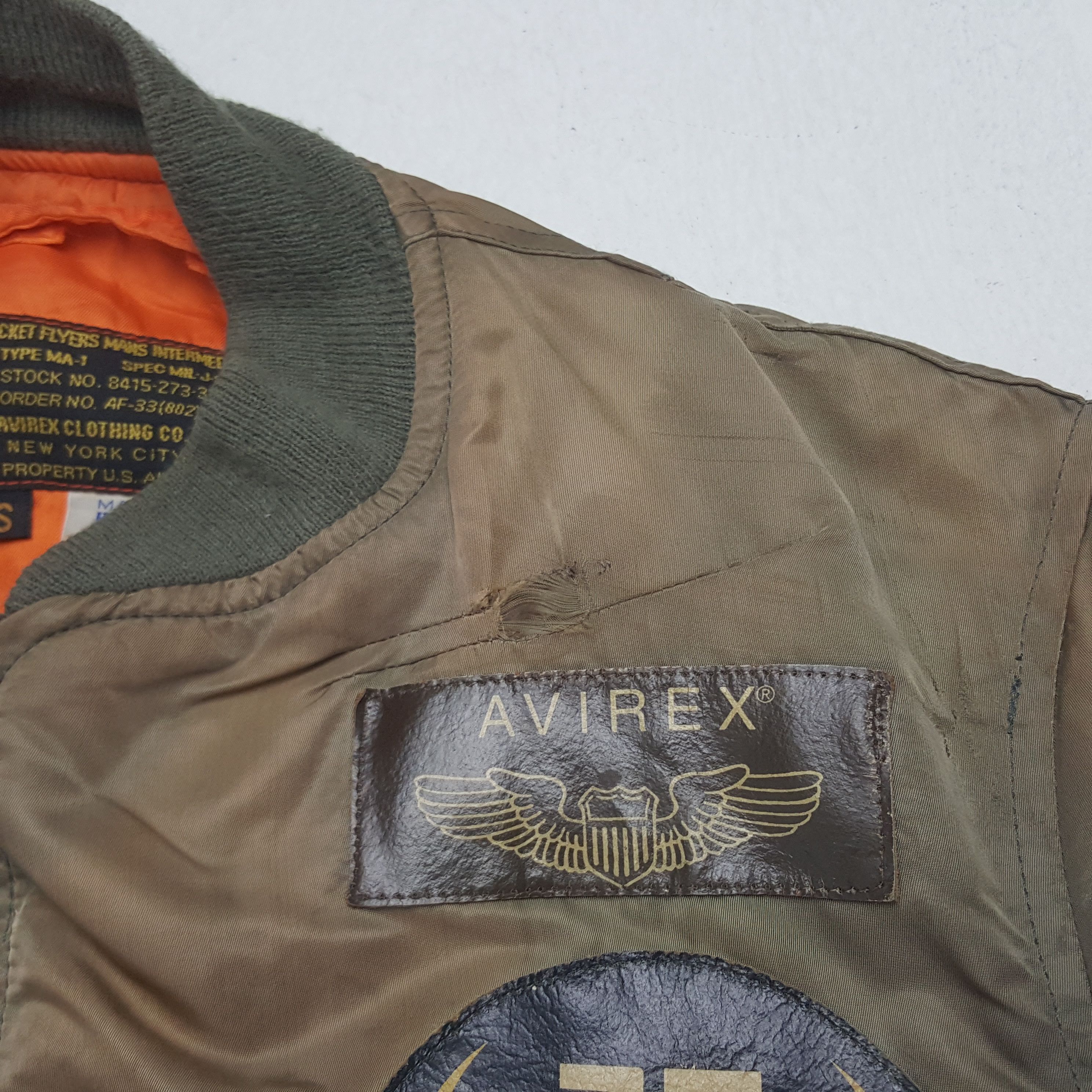 Avirex × Vintage Vintage Avirex Military Reversible Bomber Jacket Size US S / EU 44-46 / 1 - 12 Thumbnail