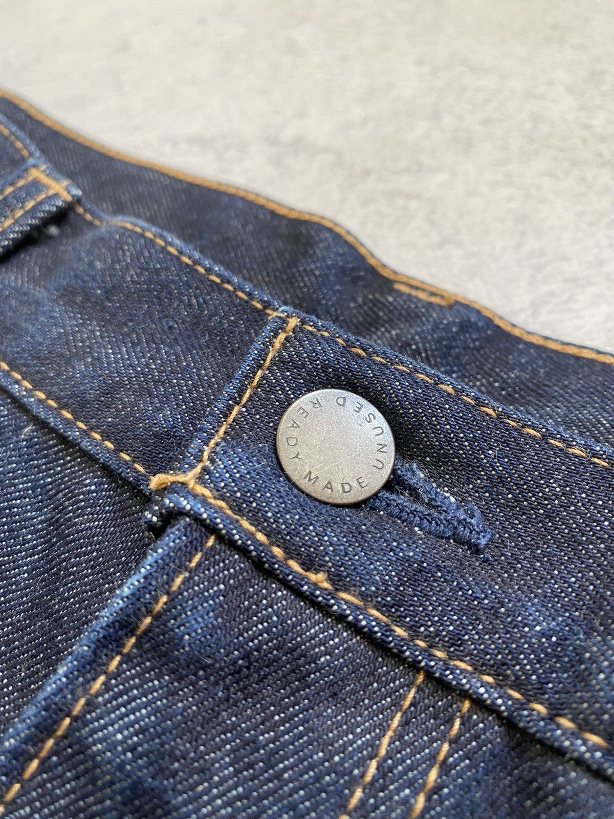 Unused Japanese Men’s Unused Denim Dark Blue Pants Size 3 Size US 32 / EU 48 - 7 Thumbnail