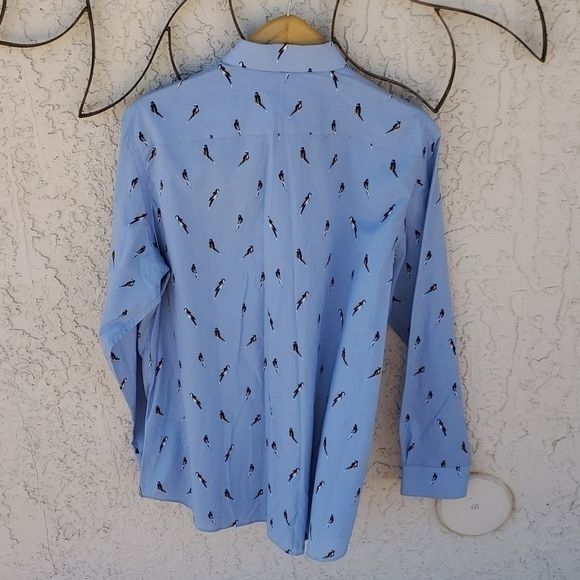 Other Crosby & Howard Stretch Fabric Light Blue Button Down LS Bir Size US XL / EU 56 / 4 - 3 Thumbnail