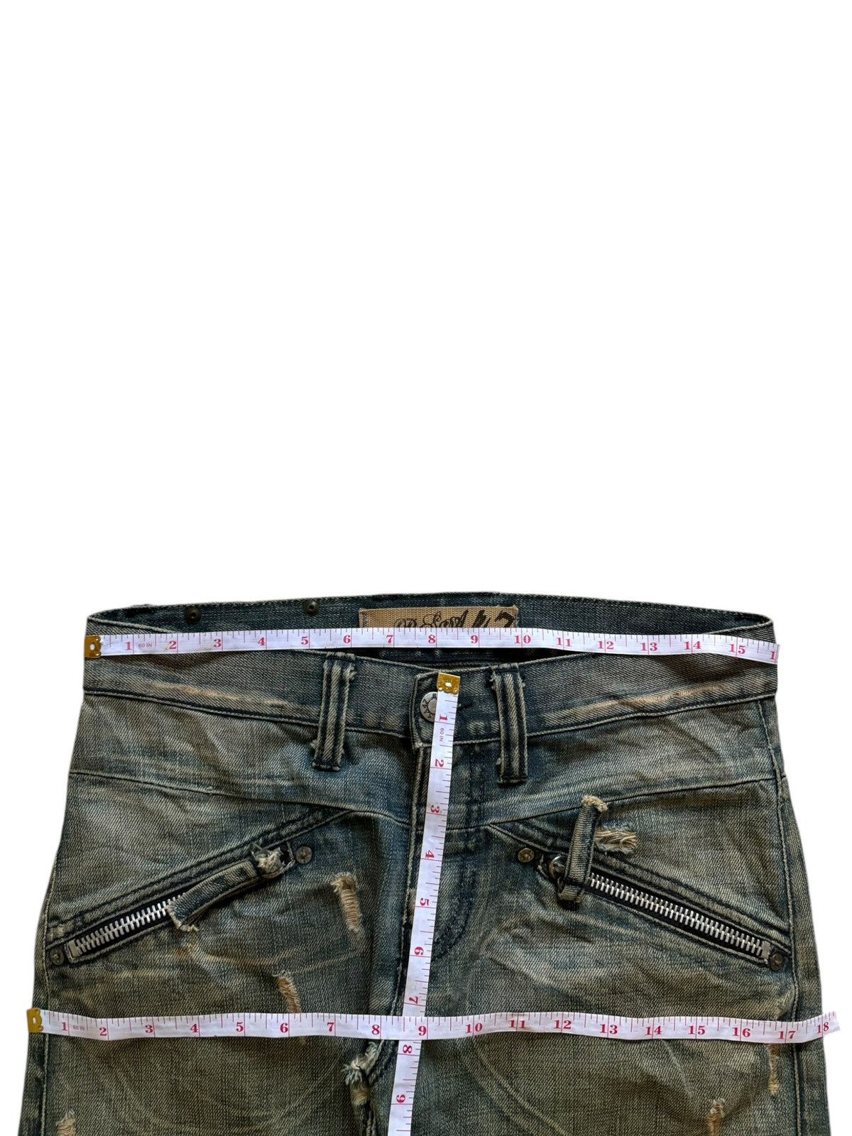 Japanese Brand Vintage Japanese Brand Rusty Mud Wash Distressed Loose Jeans Size US 32 / EU 48 - 12 Thumbnail