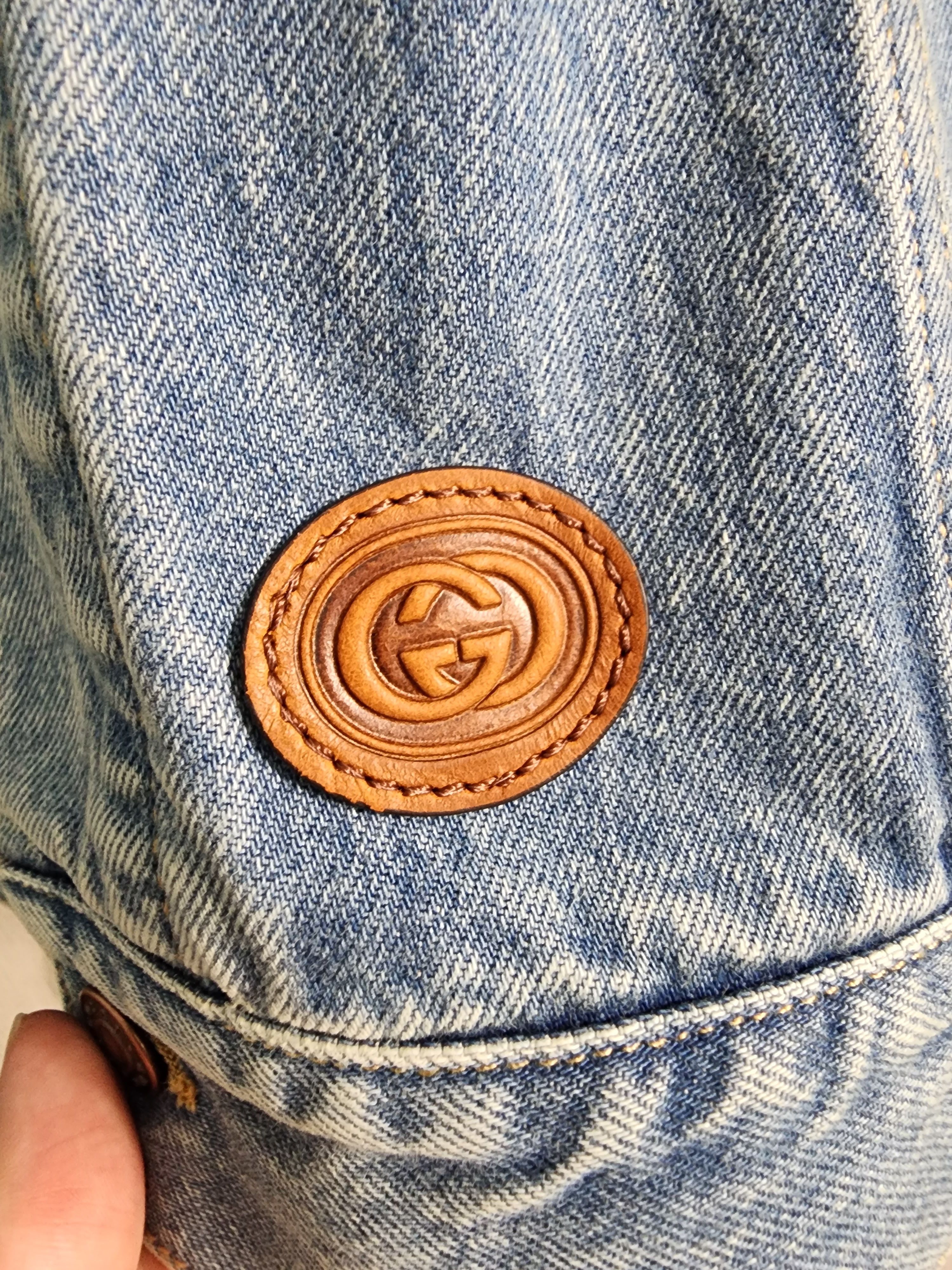 Disney × Gucci Donald Duck Embroidered Denim Jacket Size 56 Size US XXL / EU 58 / 5 - 5 Thumbnail
