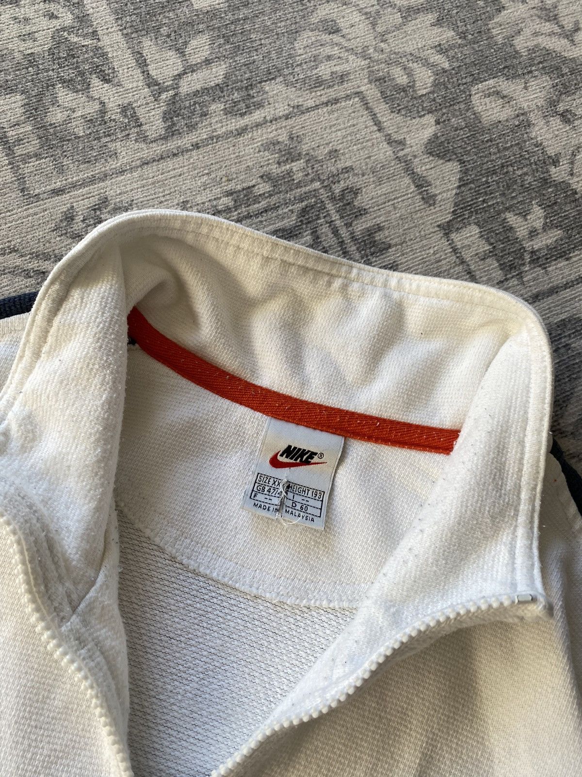 Nike Nike Vintage Track Top Jacket Zip Hoodie Boxy Big Logo Japan Size US XL / EU 56 / 4 - 11 Thumbnail